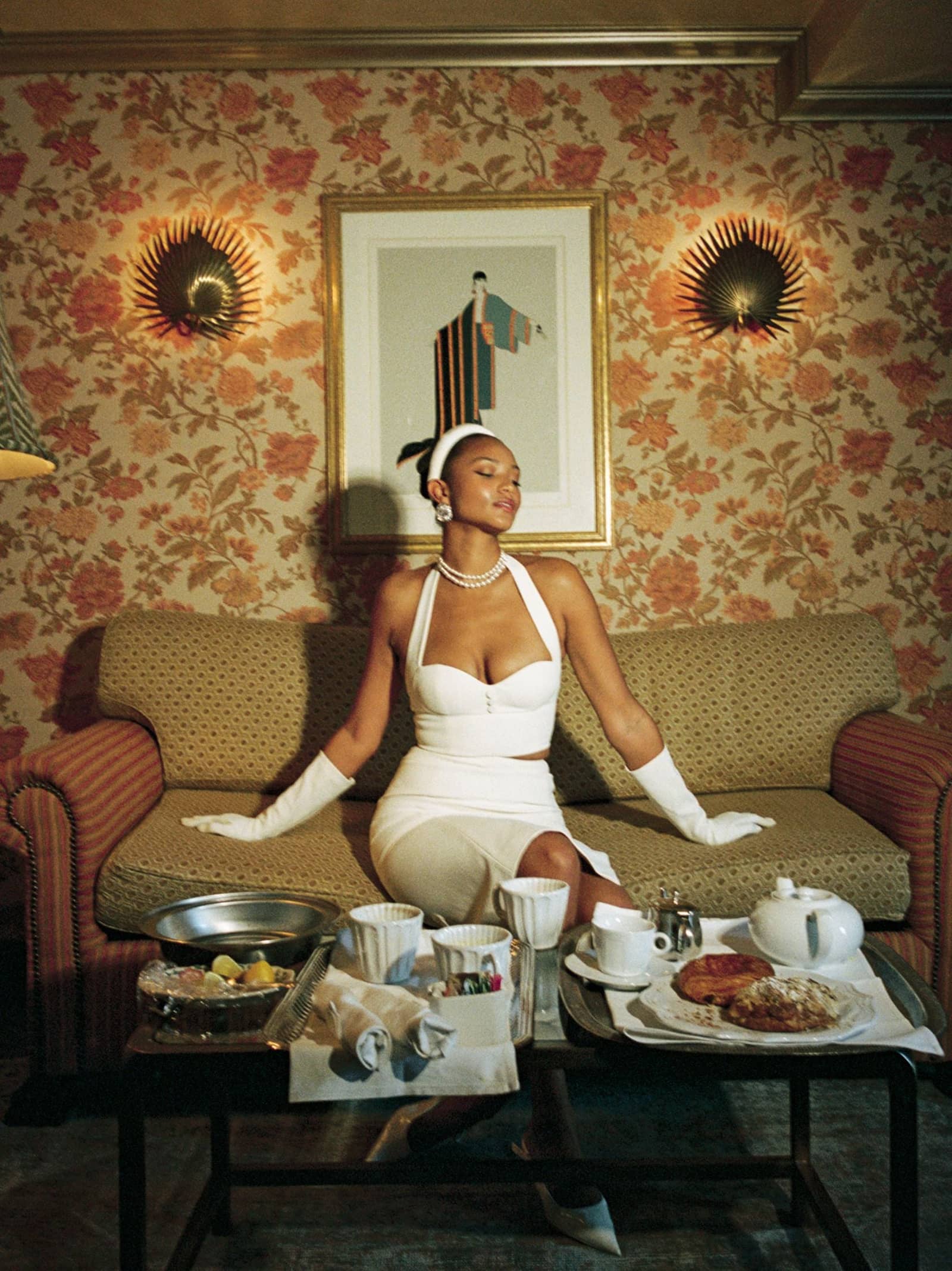 Anastasia Skirt (White) made by Nana Jacqueline