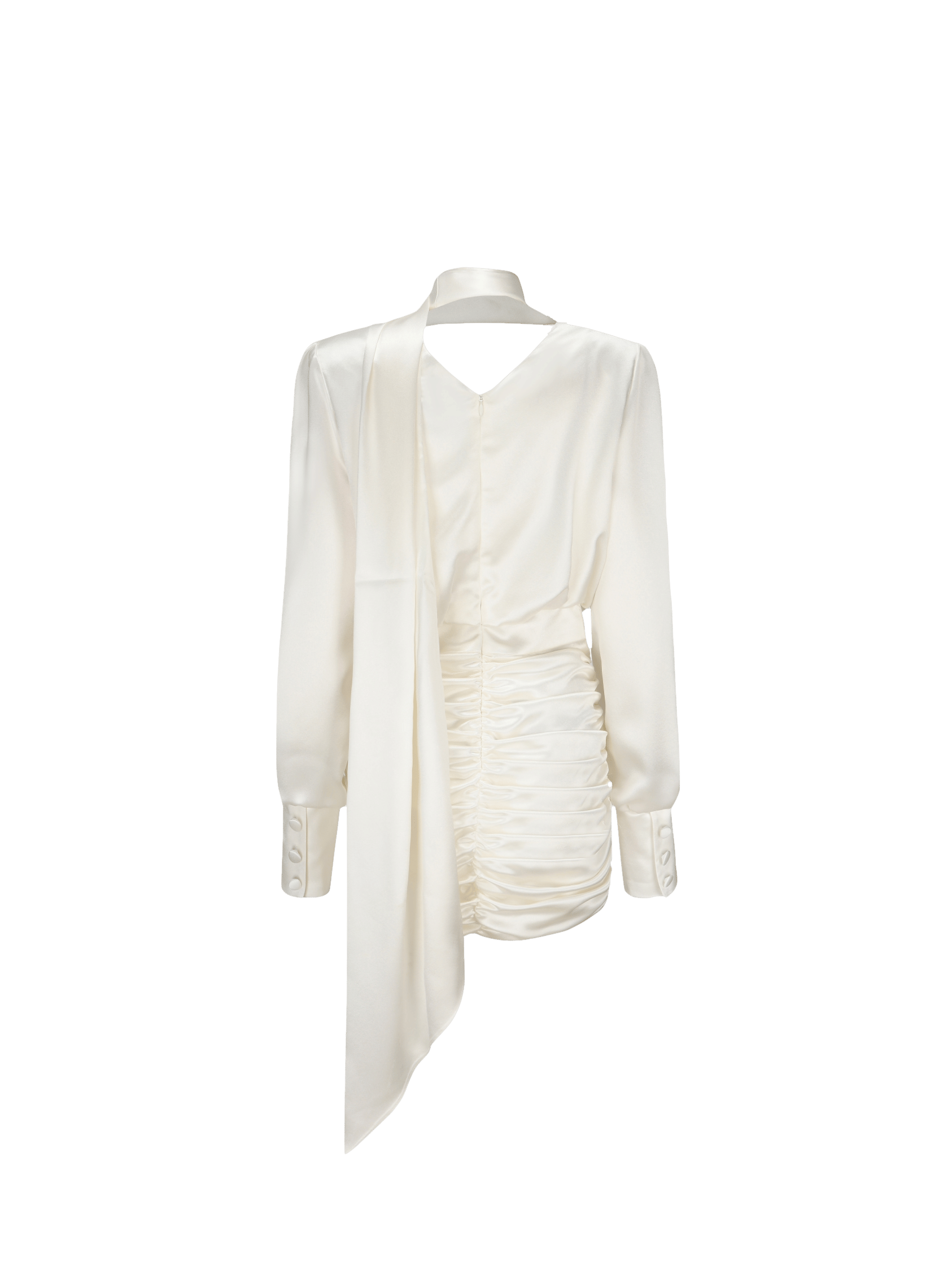 Cambria Dress (White) (Final Sale) in White made by Nana Jacqueline