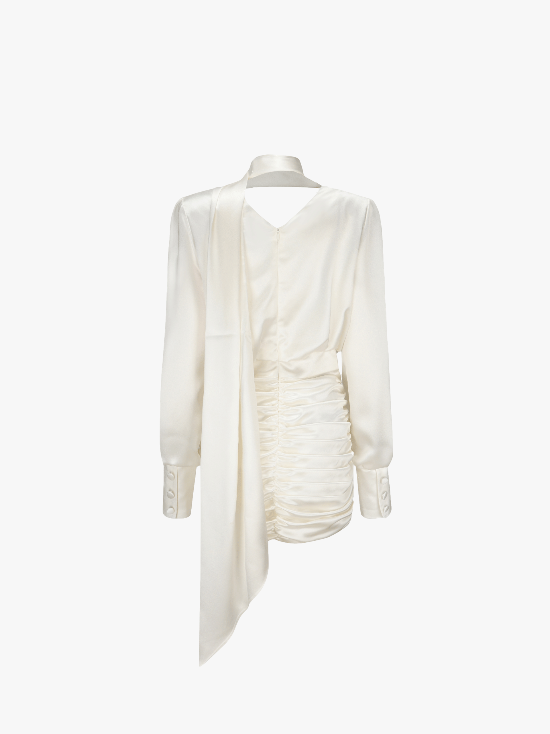 Cambria Dress (White) (Final Sale) in White made by Nana Jacqueline