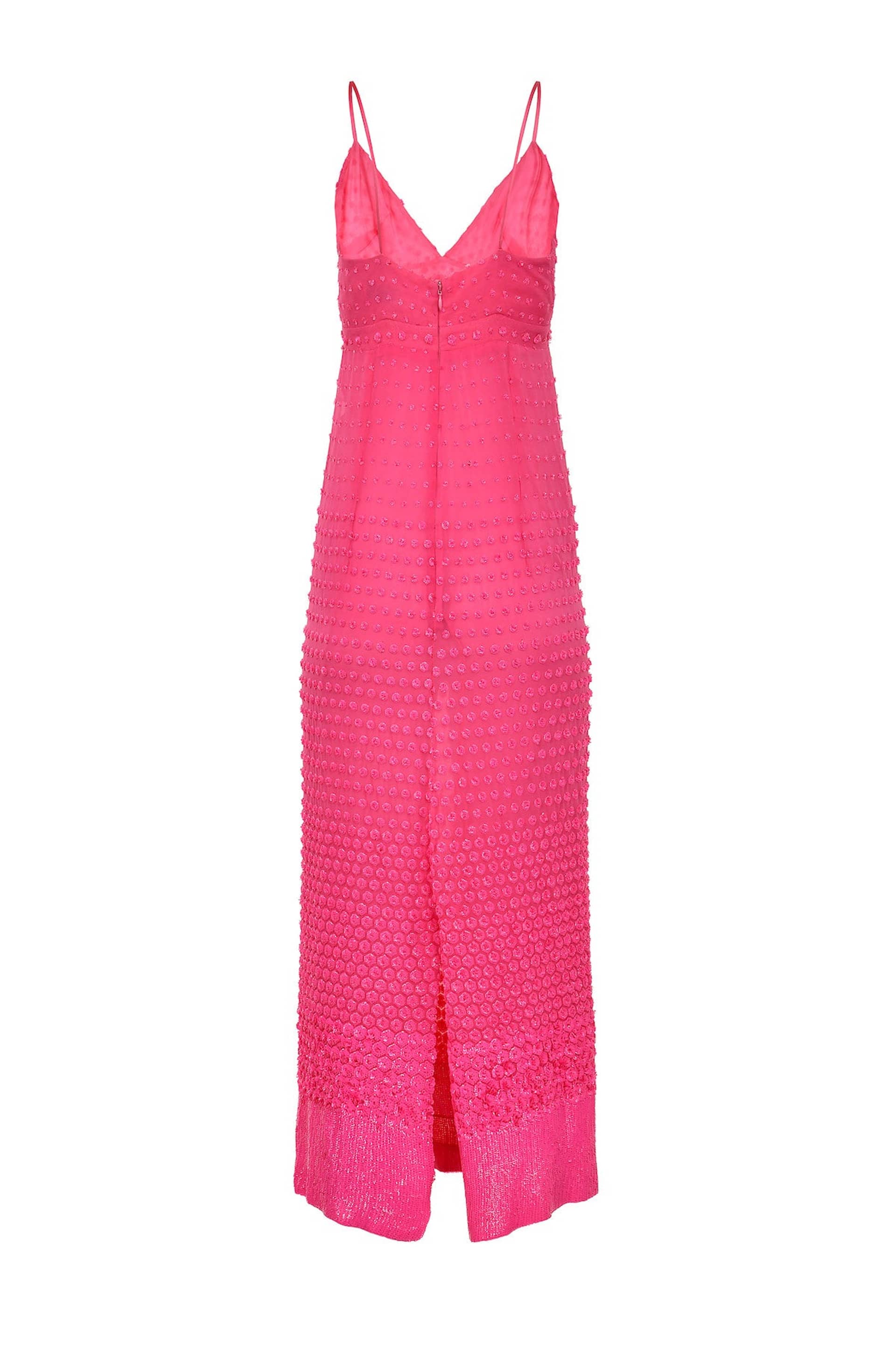 Vista Fuschia Midi Dress made by Francesca Miranda