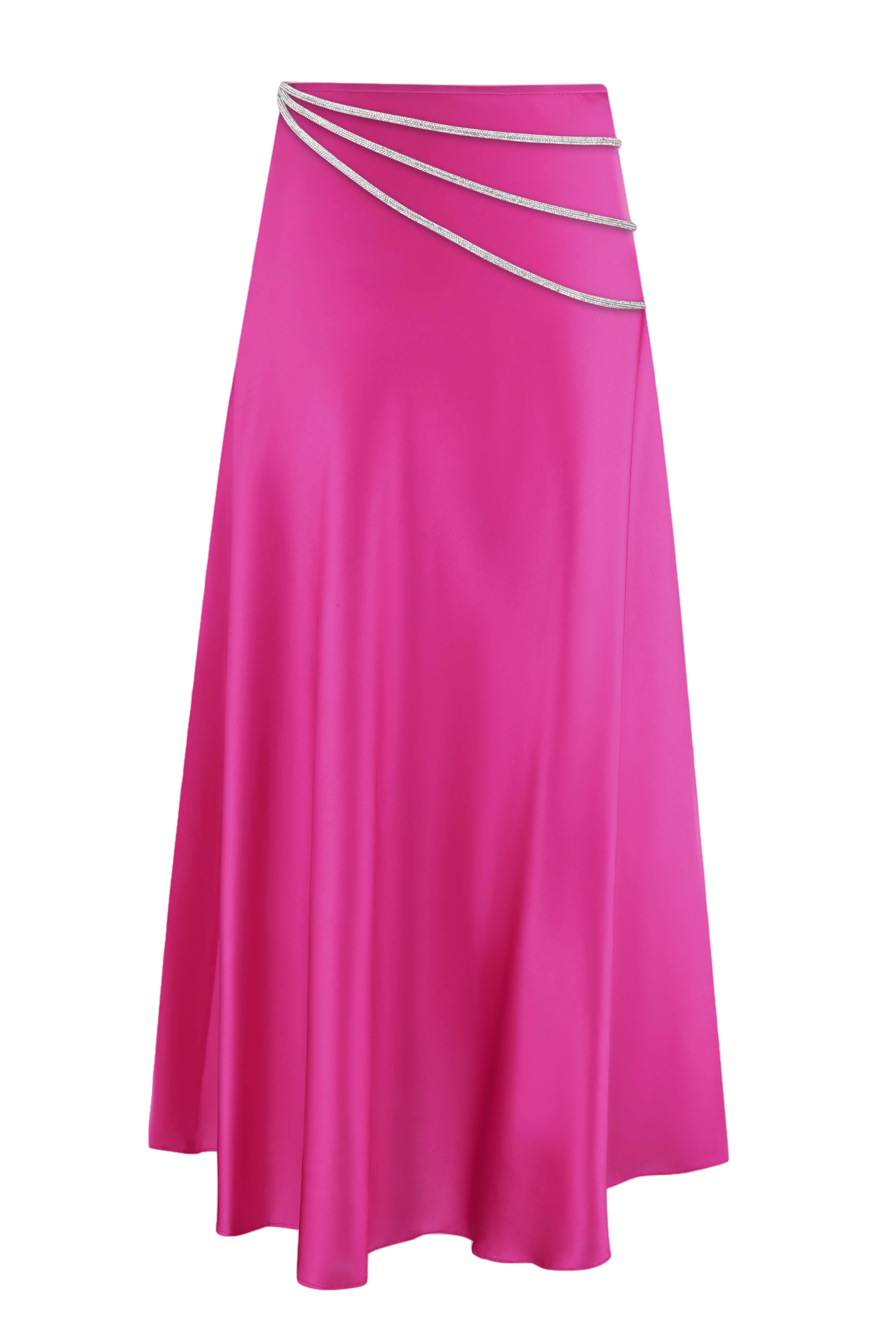 Laetitia silk skirt made by NUÉ