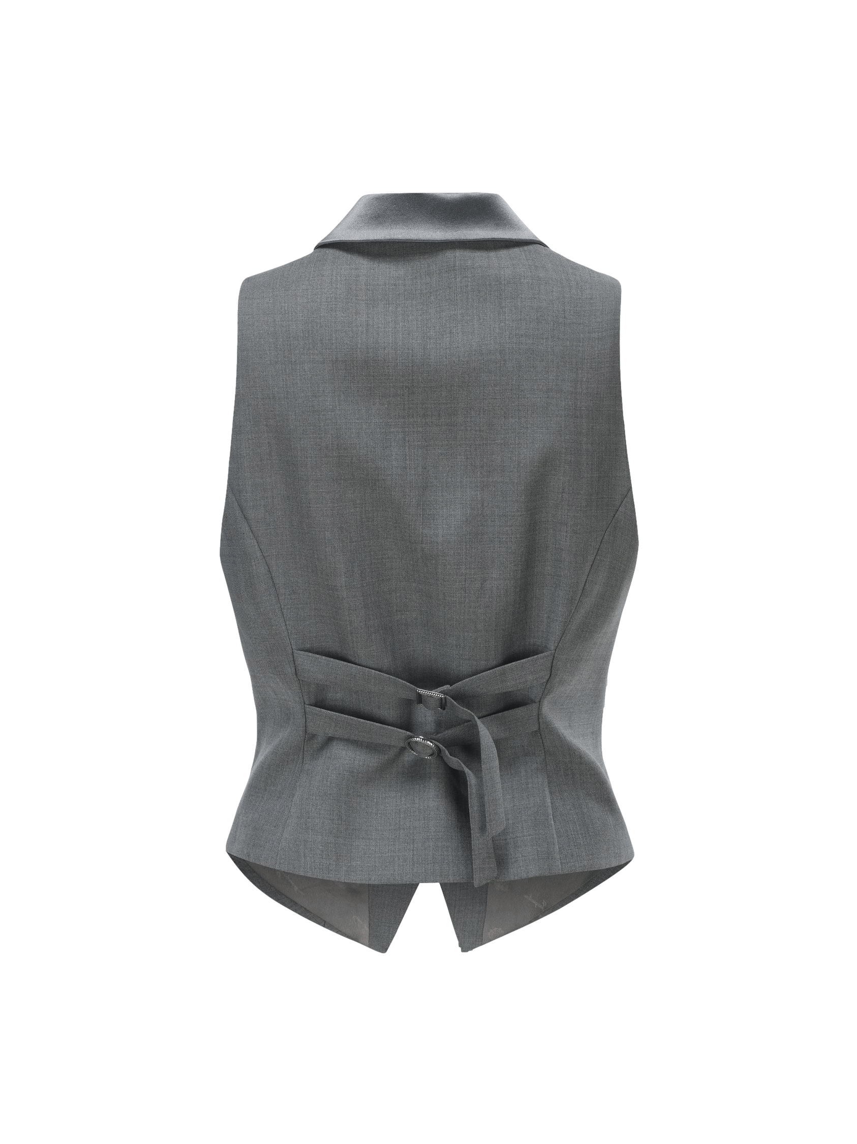 Diana Vest (Grey) in Grey made by Nana Jacqueline