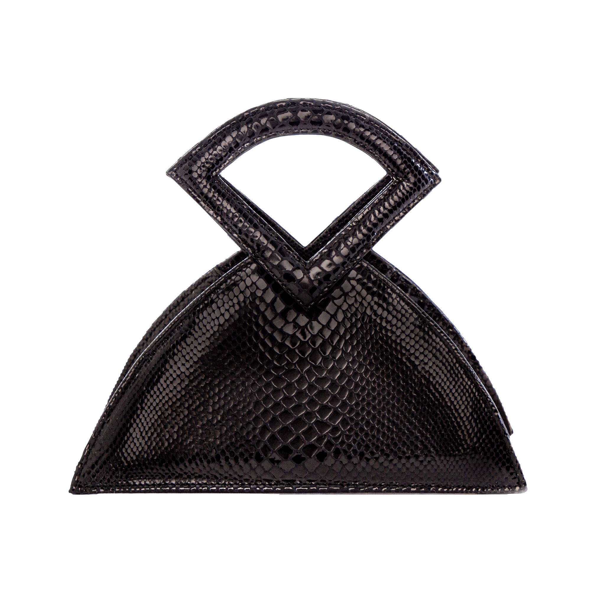 Farha - Black - Triangular Top Handle made by ALIEL