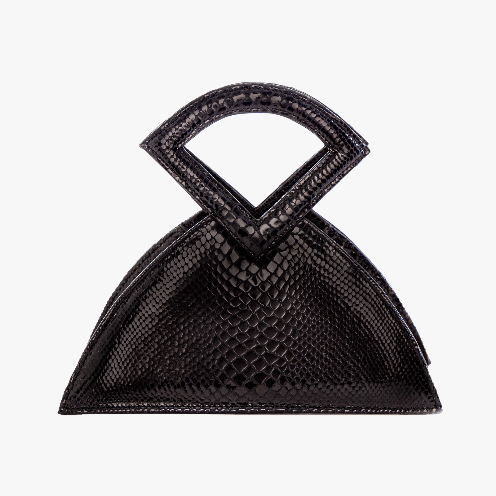 Farha - Black - Triangular Top Handle made by ALIEL