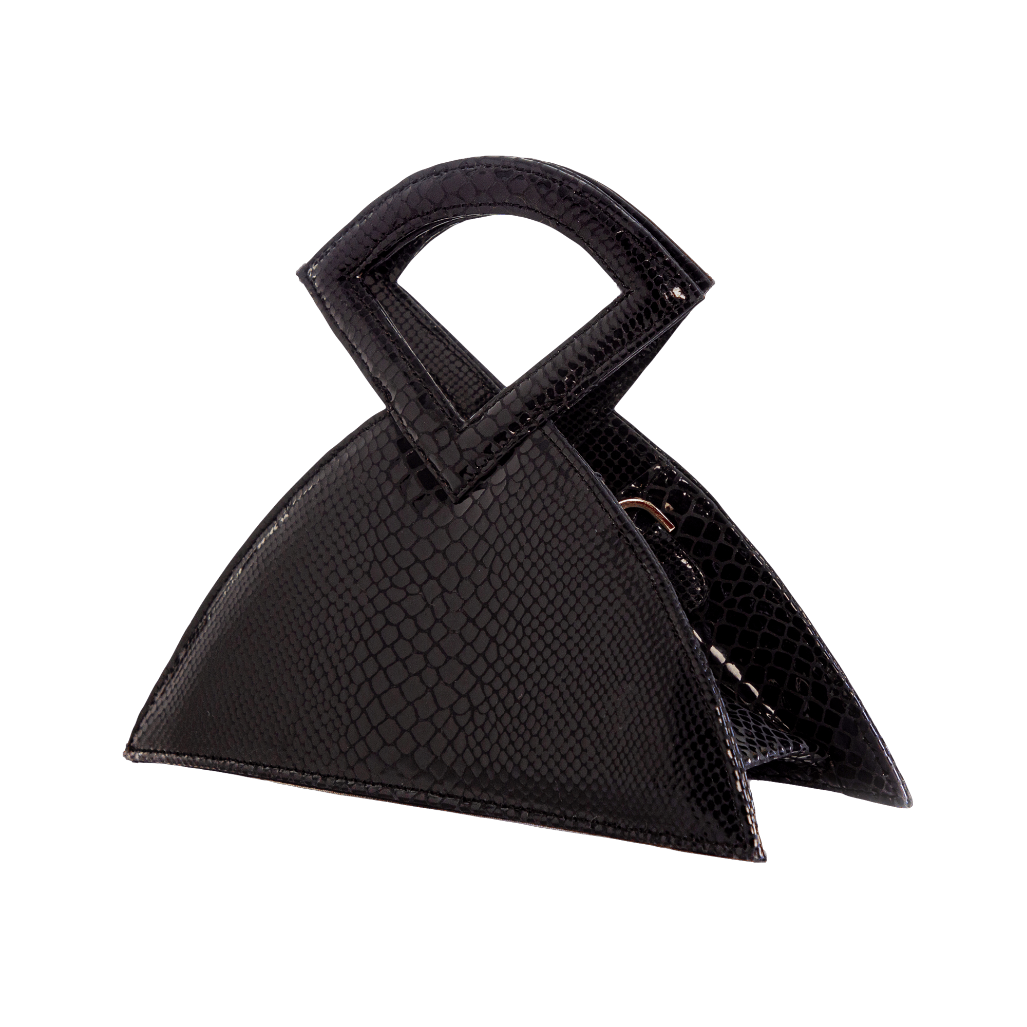 Farha - Black - Triangular Top Handle made by ALIEL