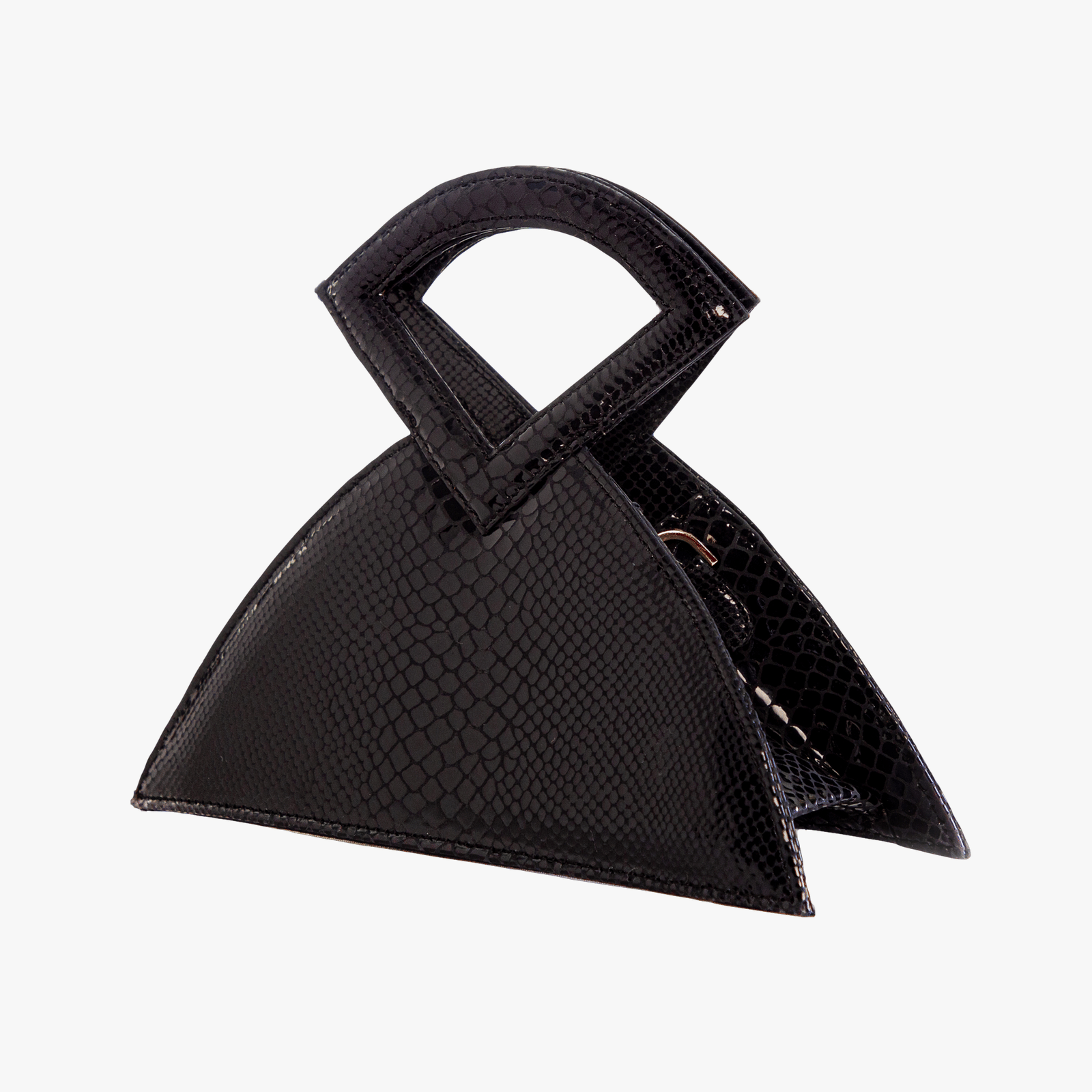 Farha - Black - Triangular Top Handle made by ALIEL