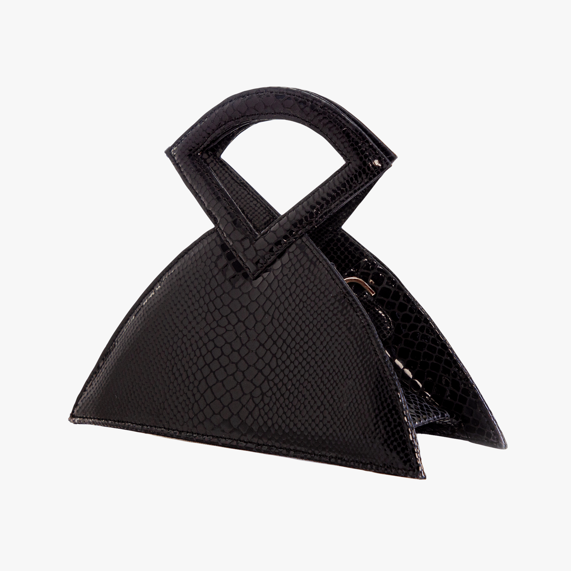 Farha - Black - Triangular Top Handle made by ALIEL