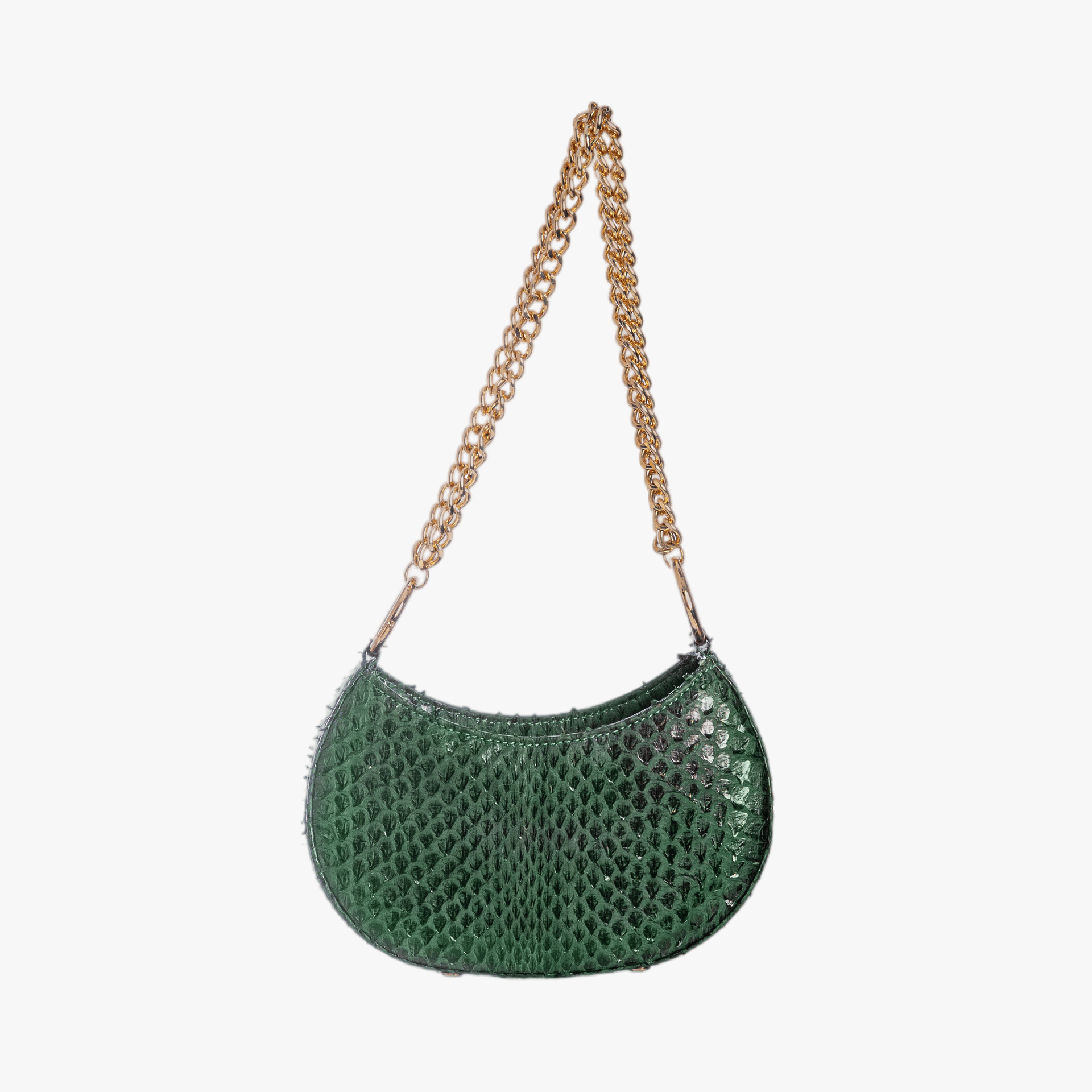 Basita - Dark Green - Hand Bag made by ALIEL