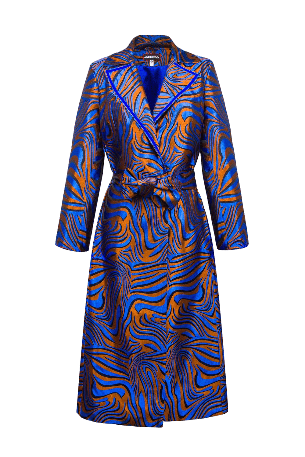 Blue Marilyn Coat № 23 made by ANDREEVA