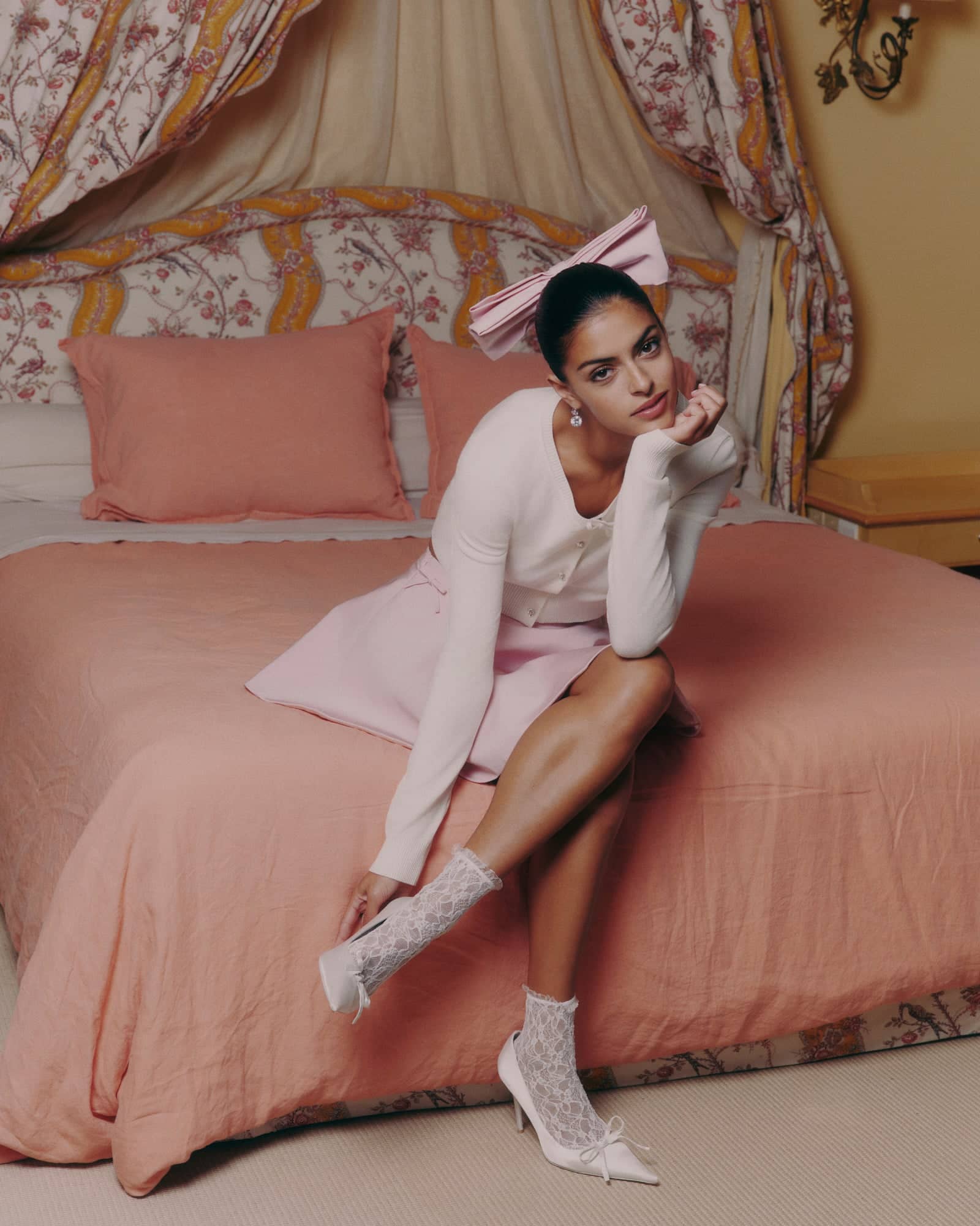 Audrina Cardigan (White) made by Nana Jacqueline