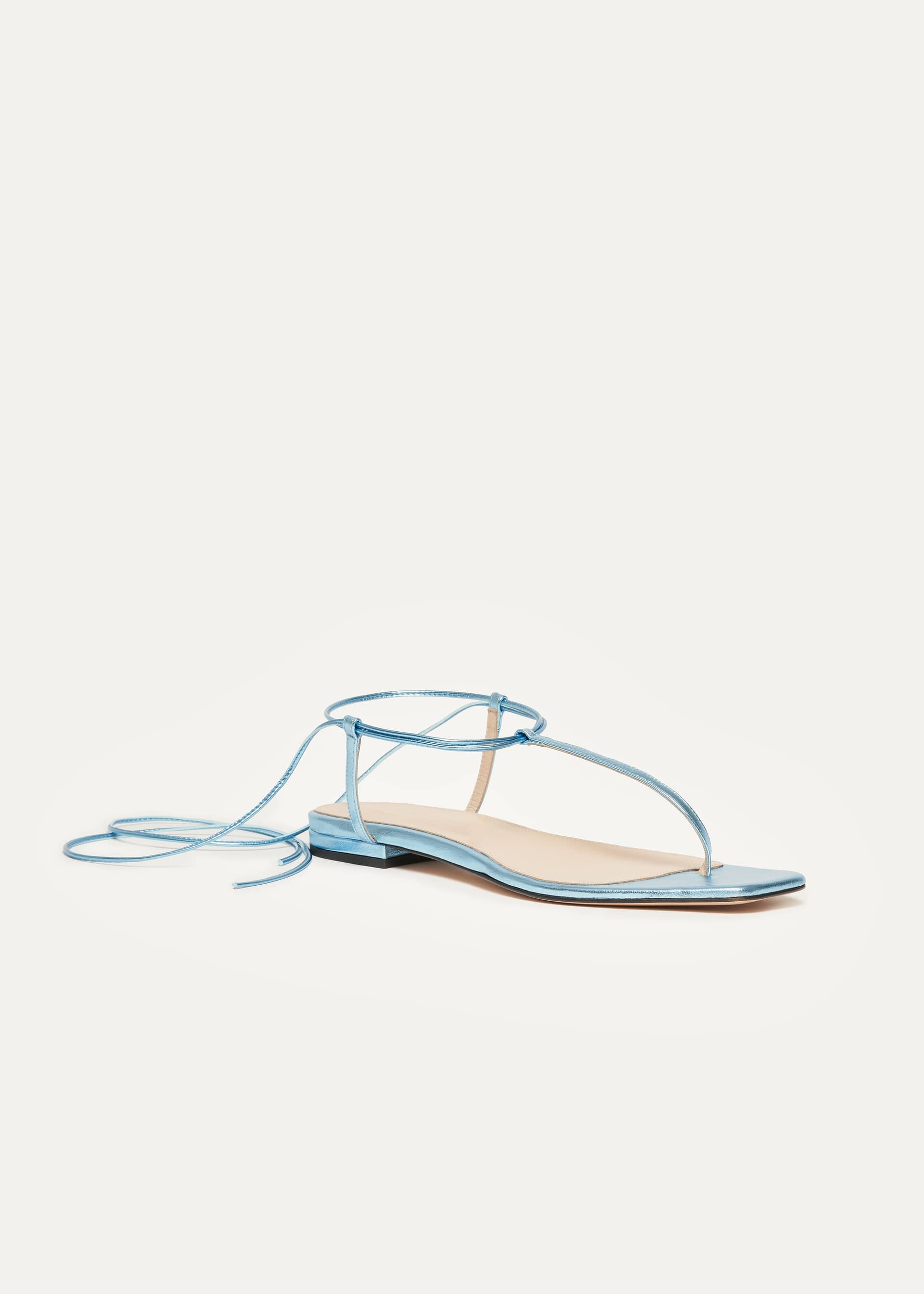 Fleur Sandals in Blue made by Miyana Berlin