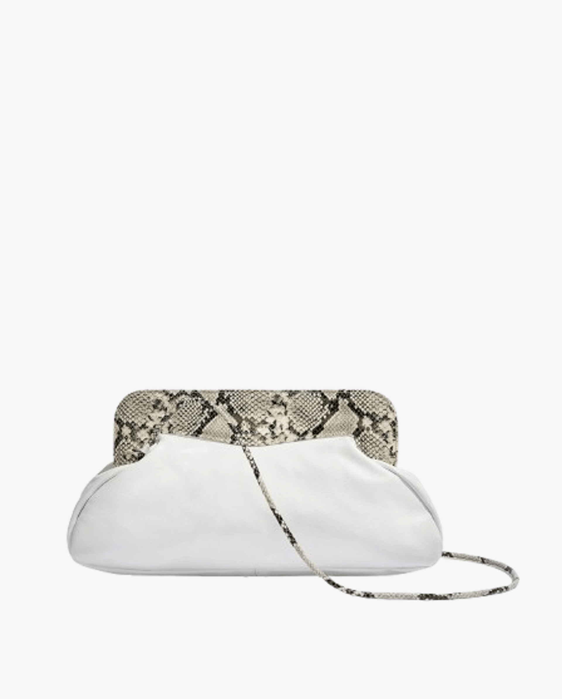 Constanza maxi white & python made by Phialebel