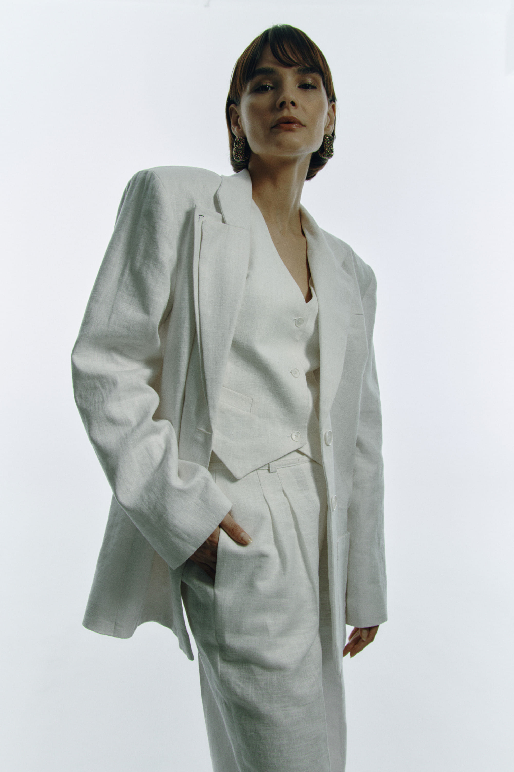 Seashell Whisper blazer made by Wiktoria Frankowska