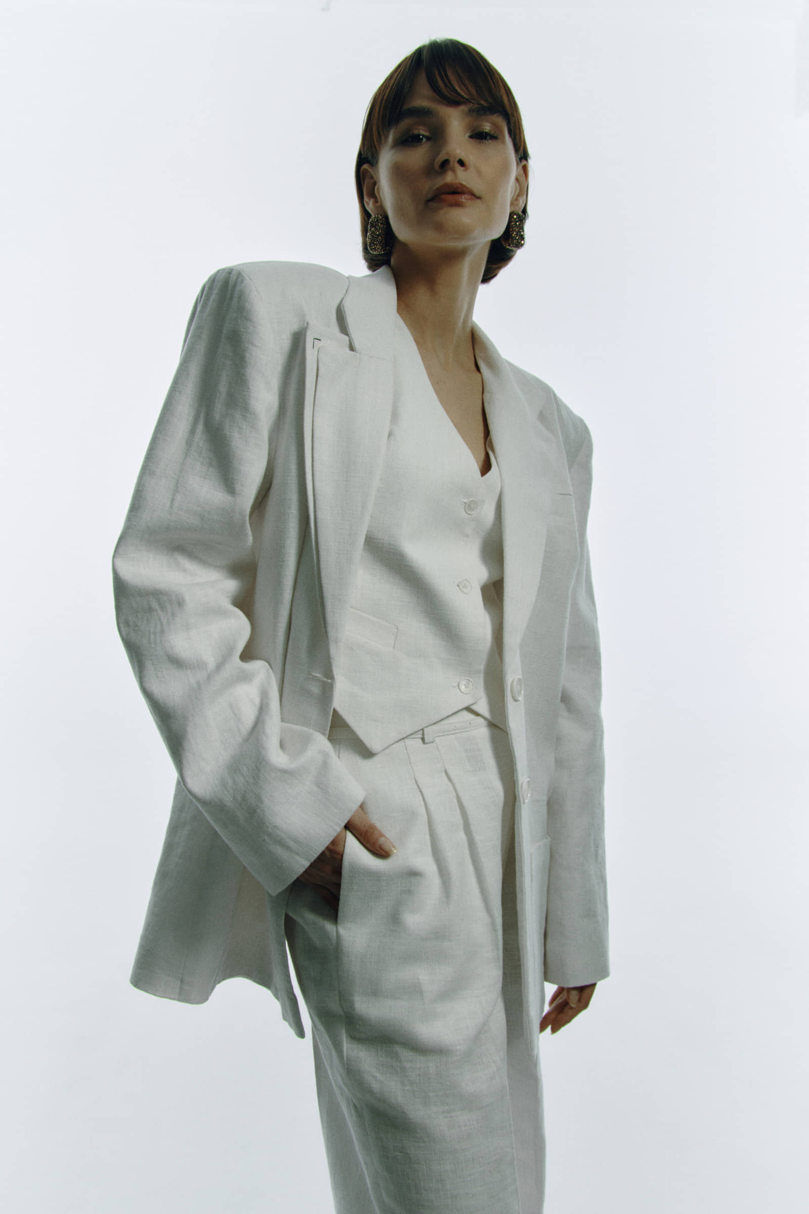 Seashell Whisper blazer made by Wiktoria Frankowska