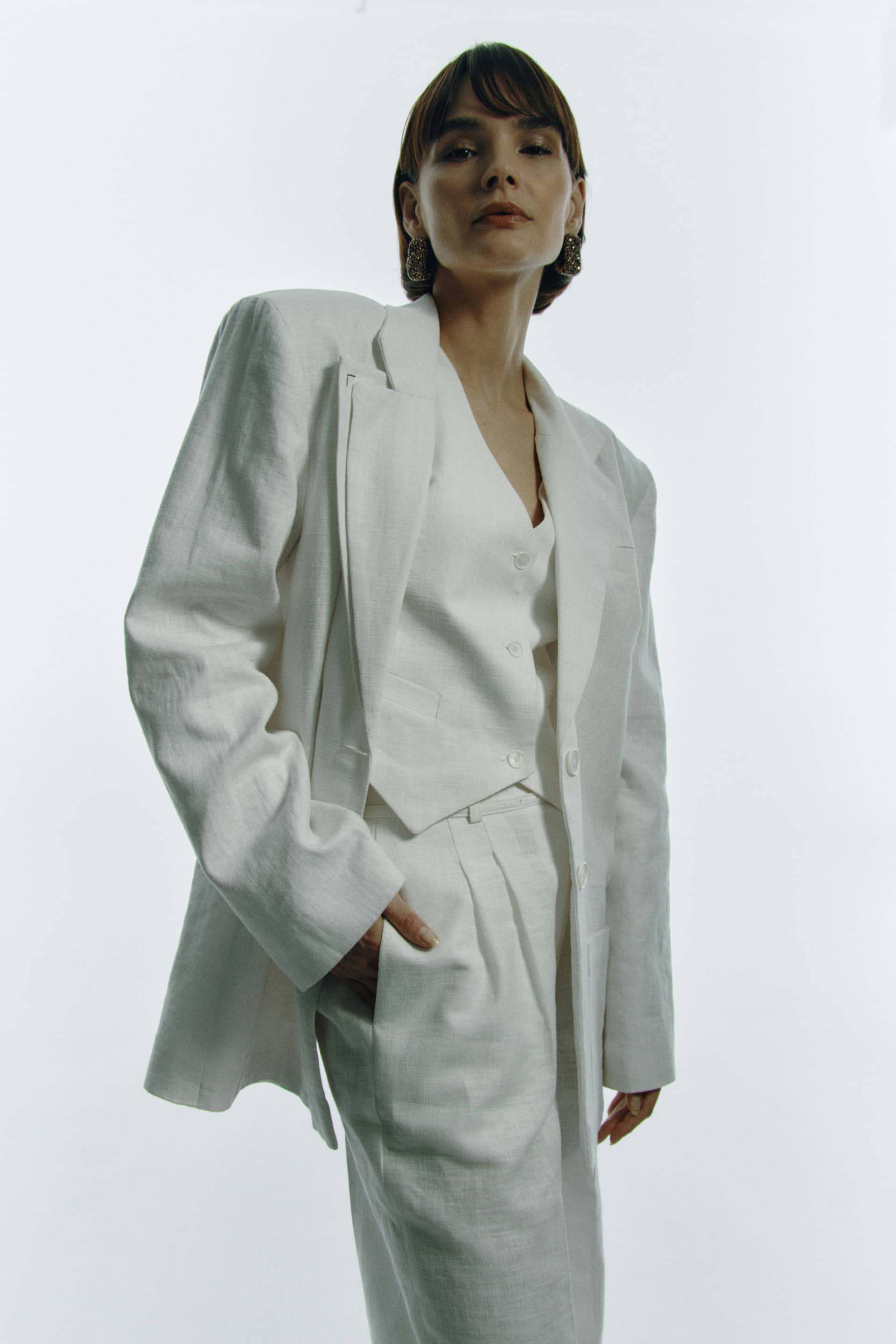 Seashell Whisper blazer made by Wiktoria Frankowska