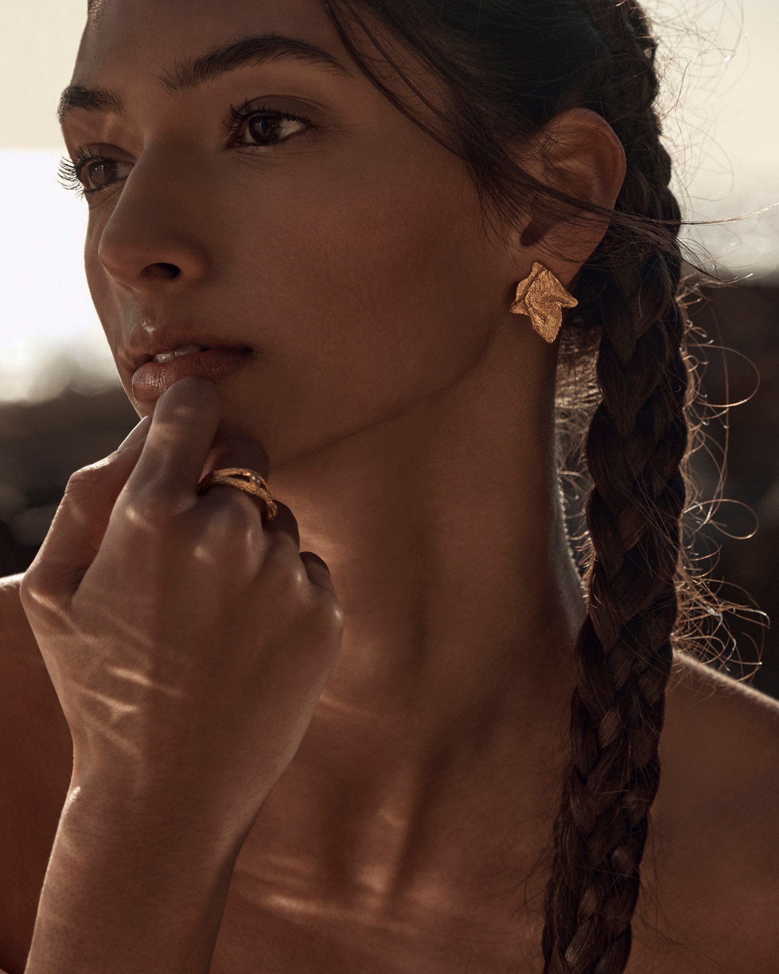 Vea Earrings made by Amber Sceats