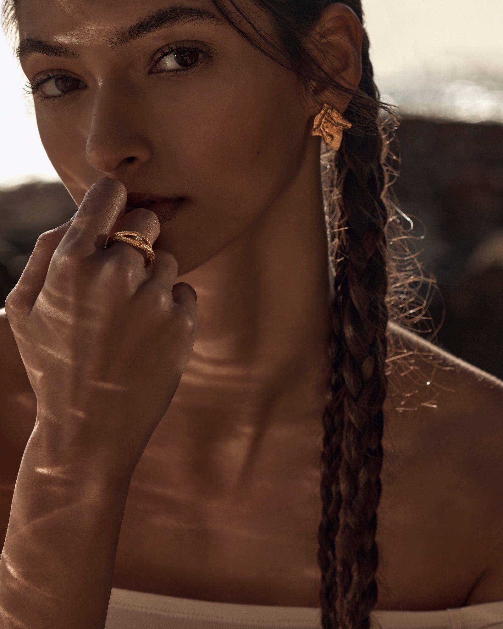 Vea Earrings made by Amber Sceats