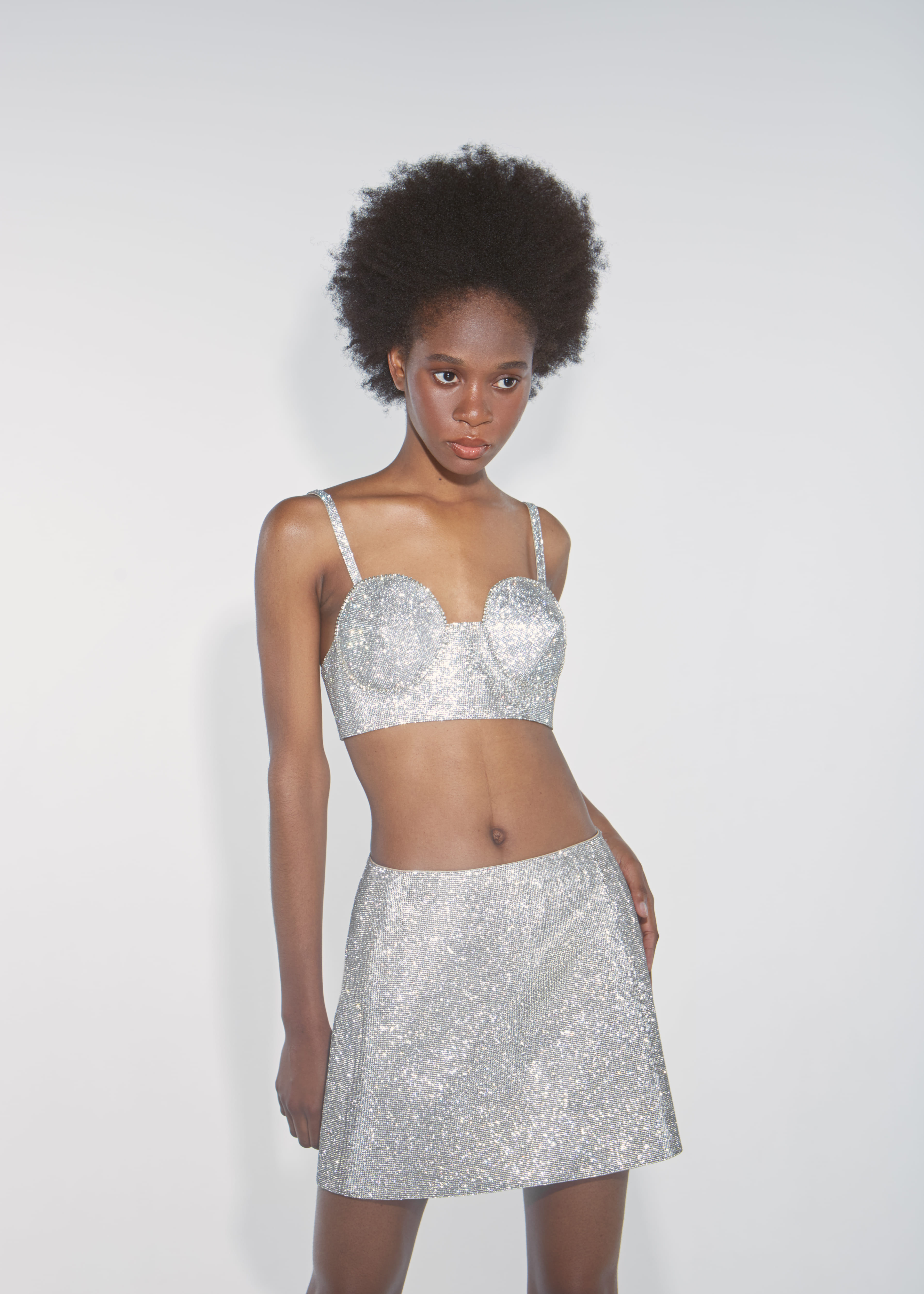 Camille Skirt Crystal made by NUÉ