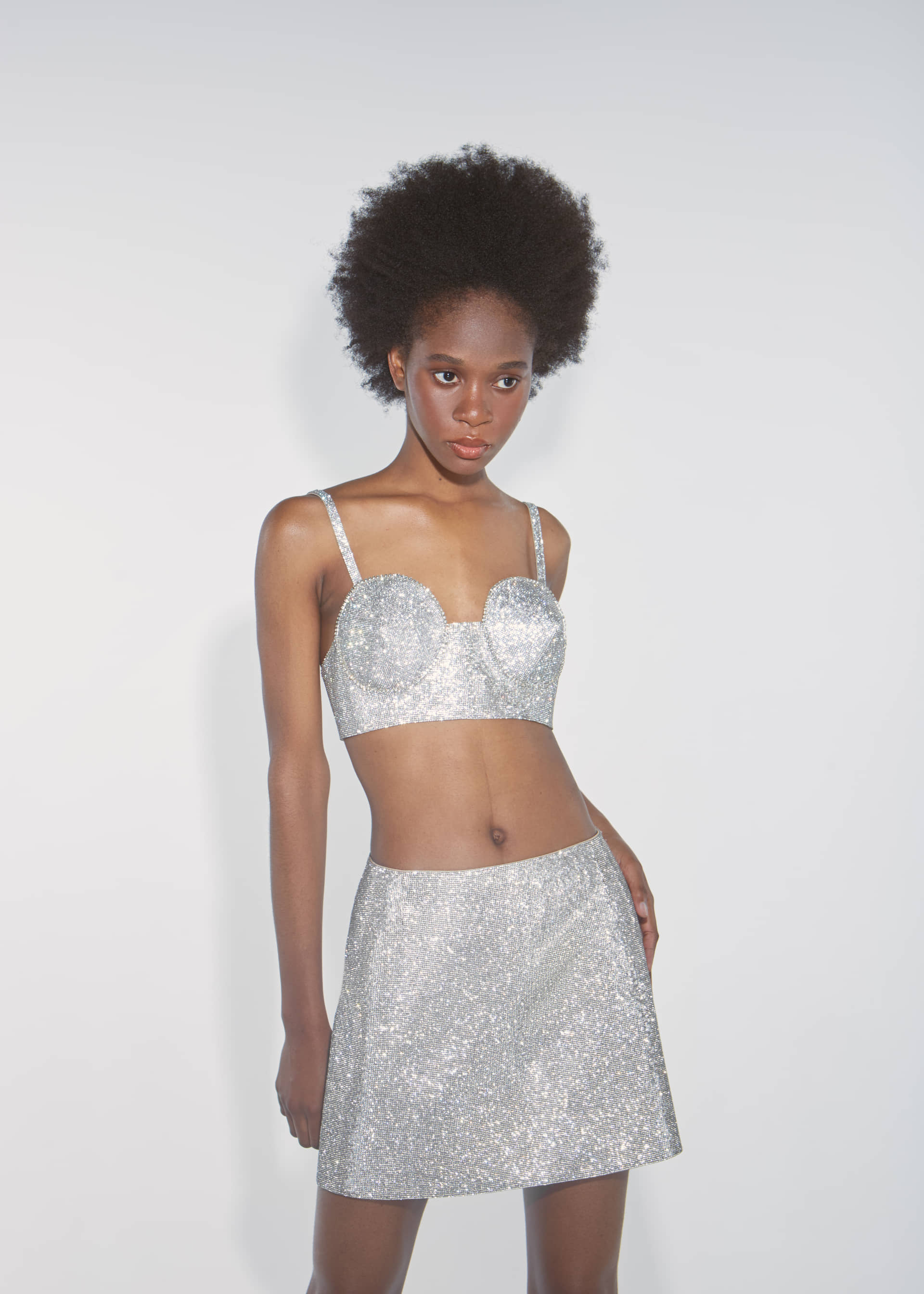 Camille Skirt Crystal made by NUÉ