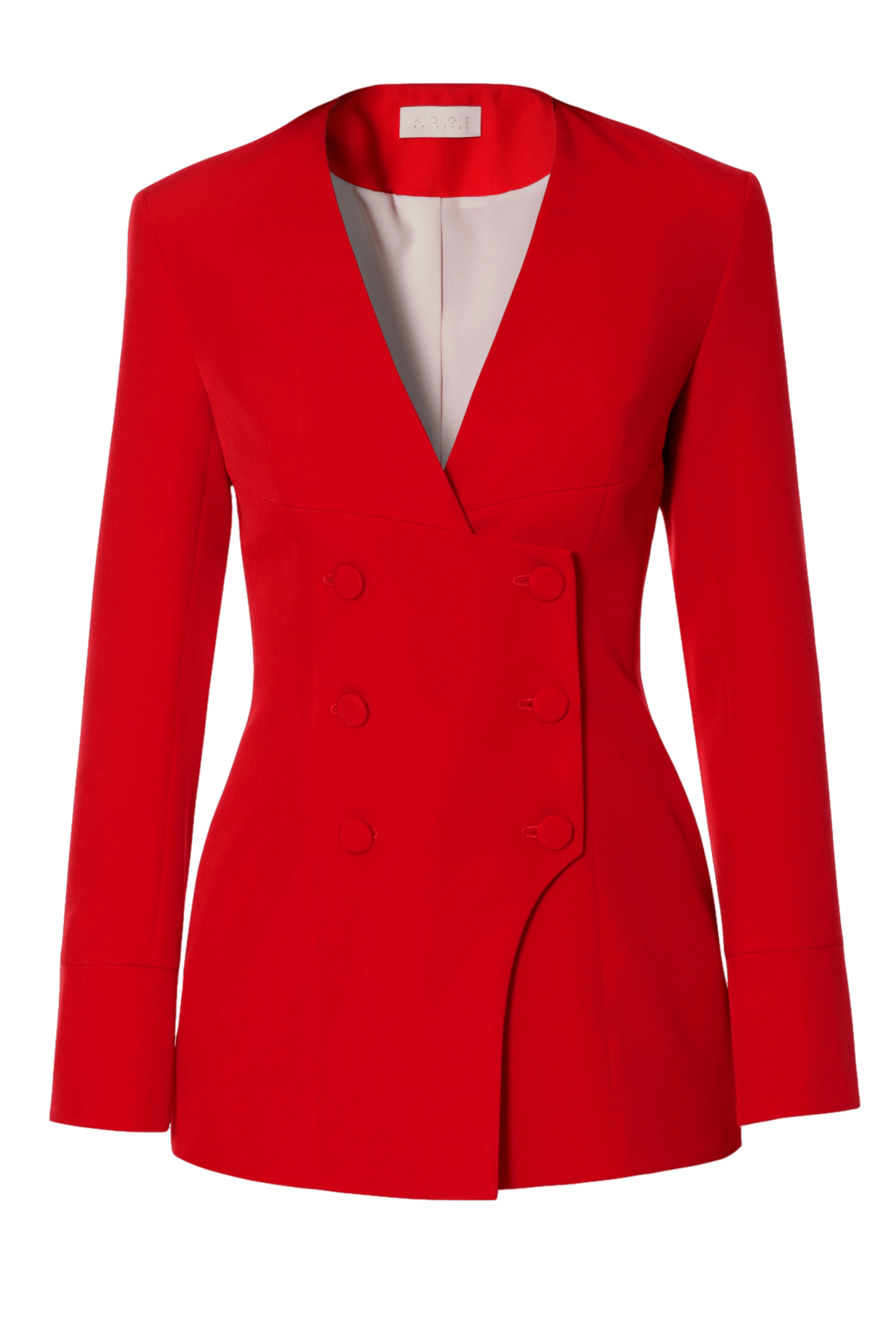 Blazer Susana Fiery Red in Red made by HALEWSKI
