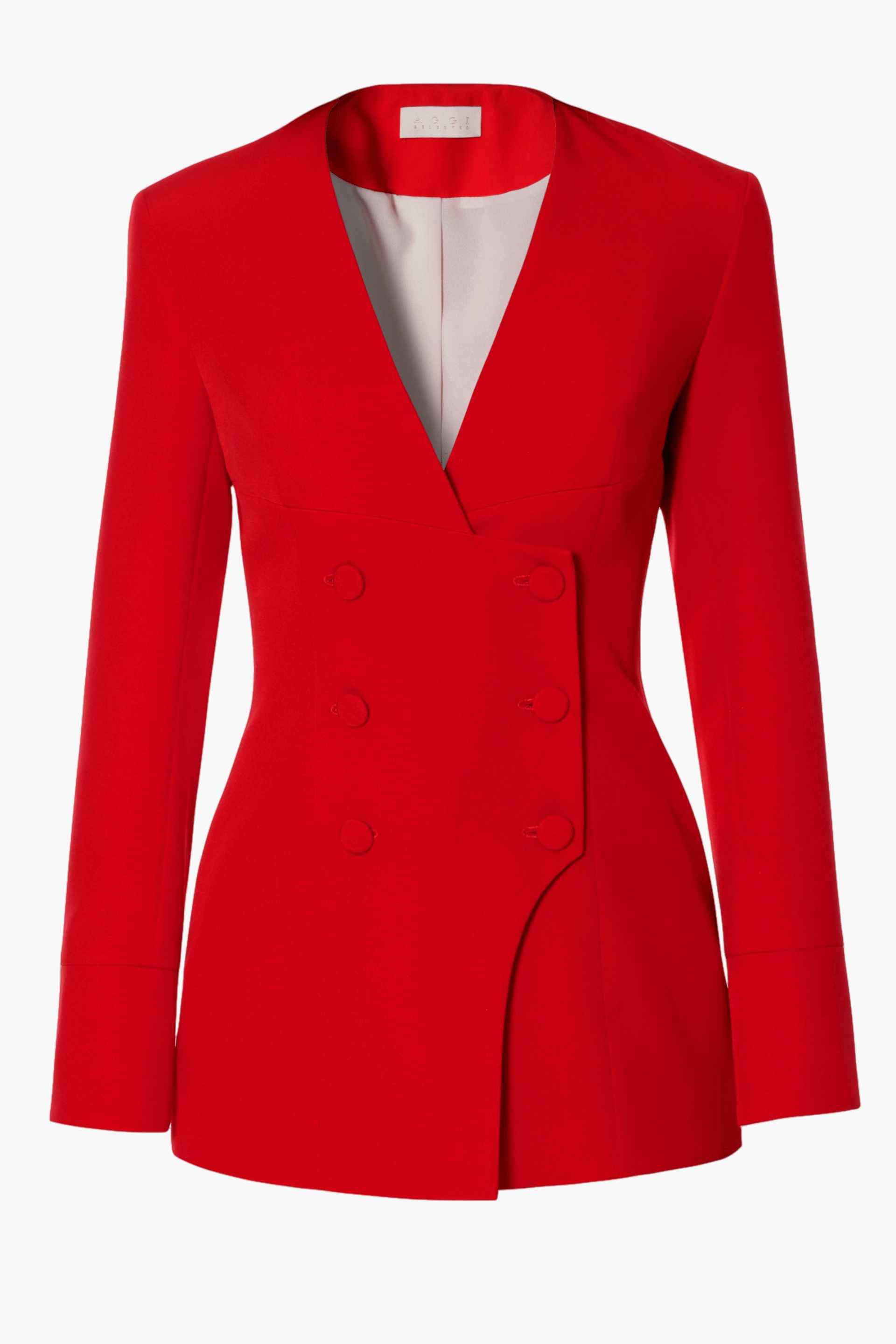Blazer Susana Fiery Red in Red made by HALEWSKI