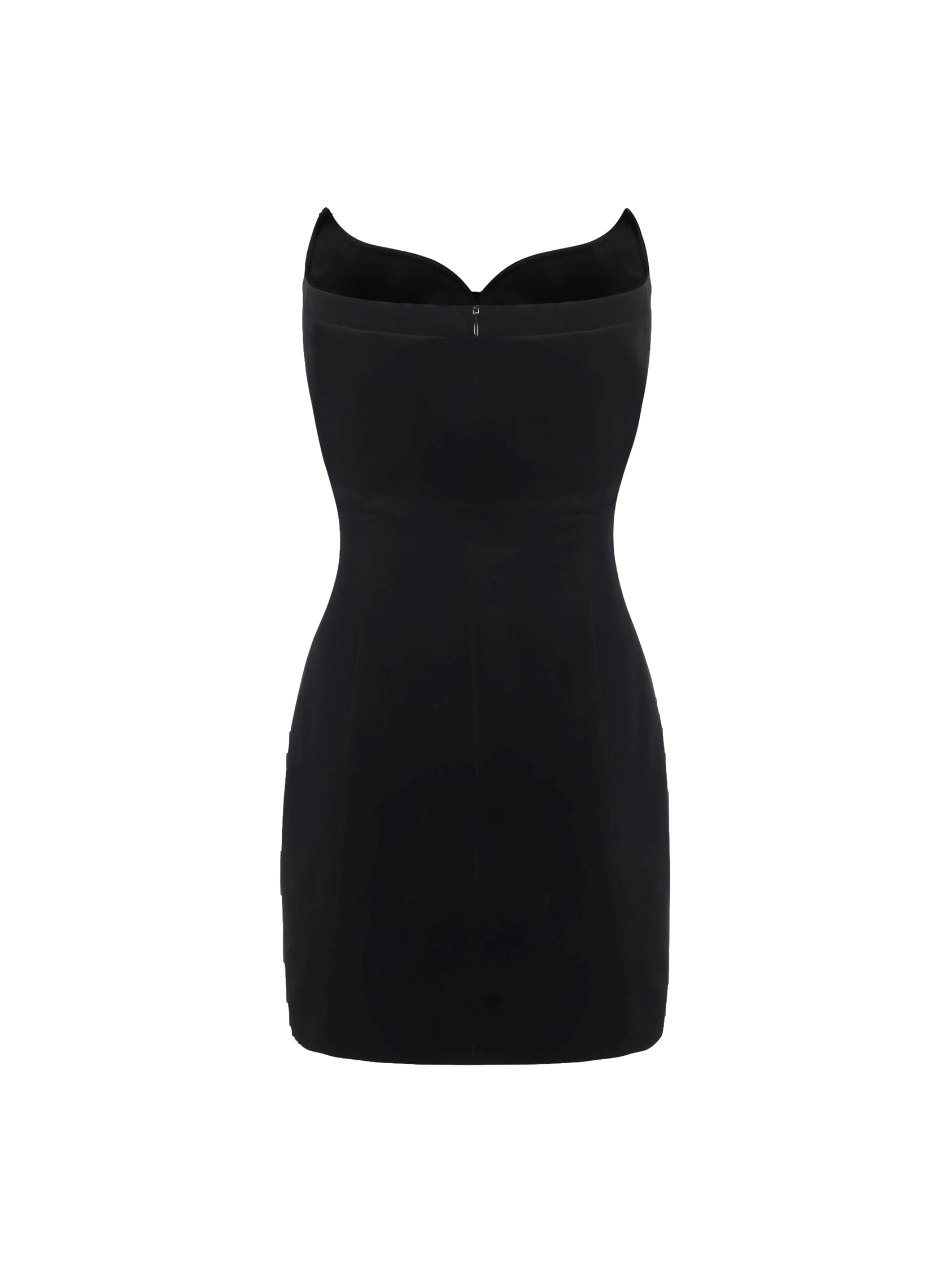 Keira Velvet Mini Dress in Black made by Nana Jacqueline