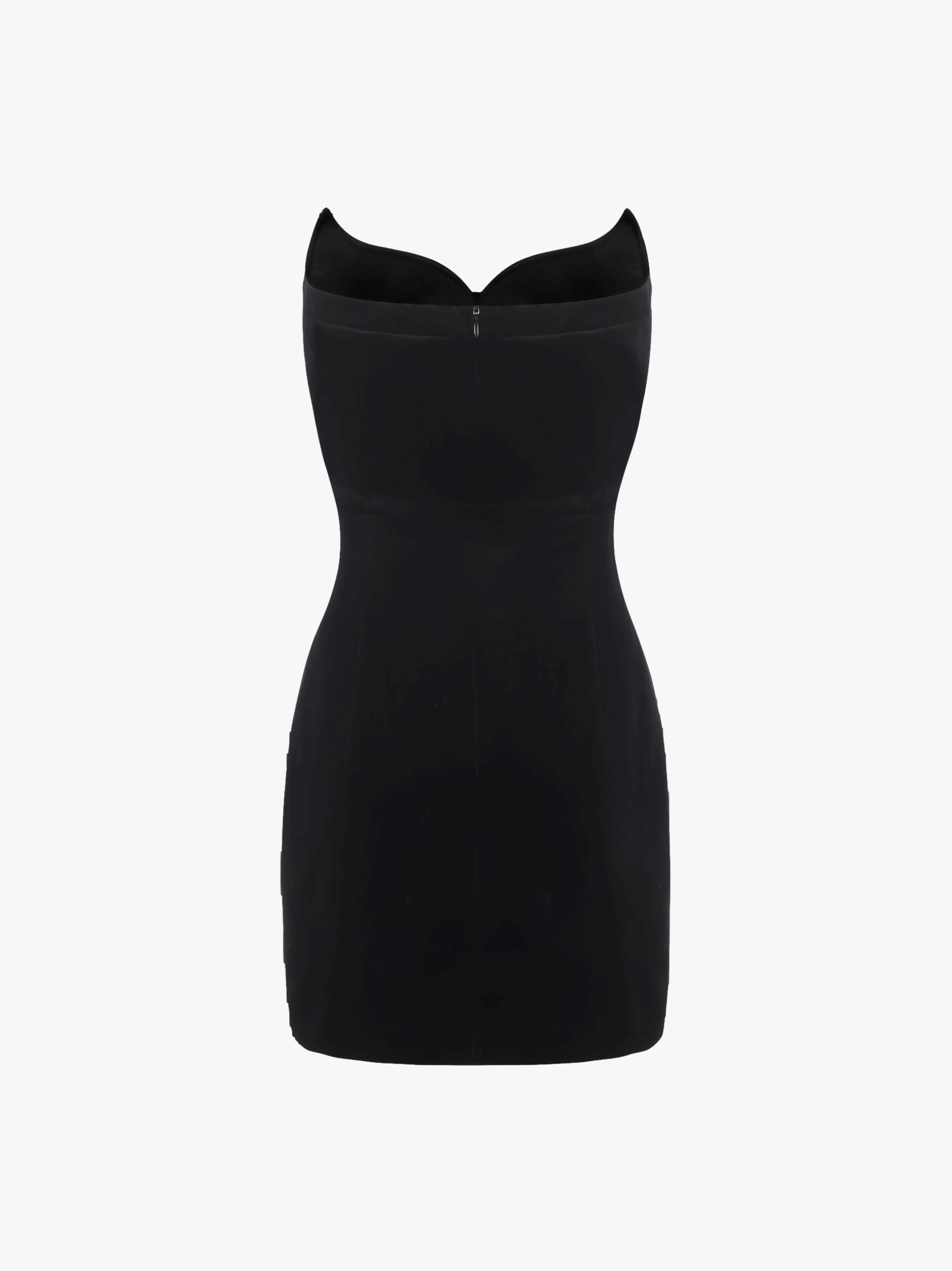 Keira Velvet Mini Dress in Black made by Nana Jacqueline