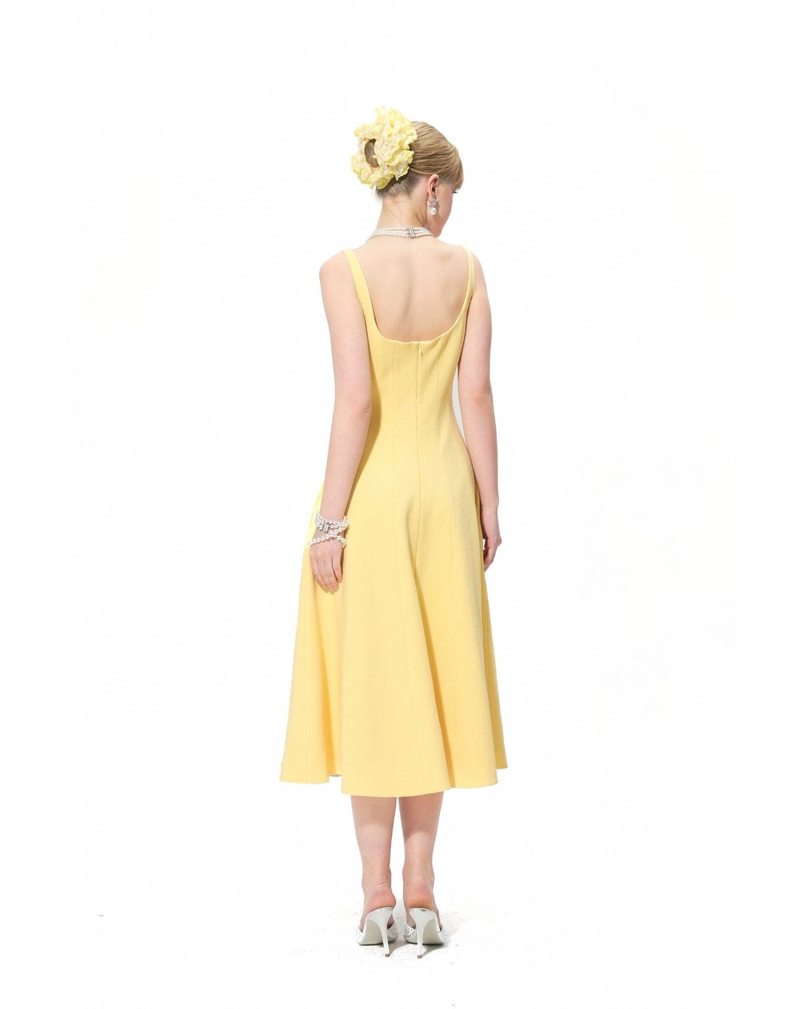 Josephine Dress (Yellow) made by Nana Jacqueline