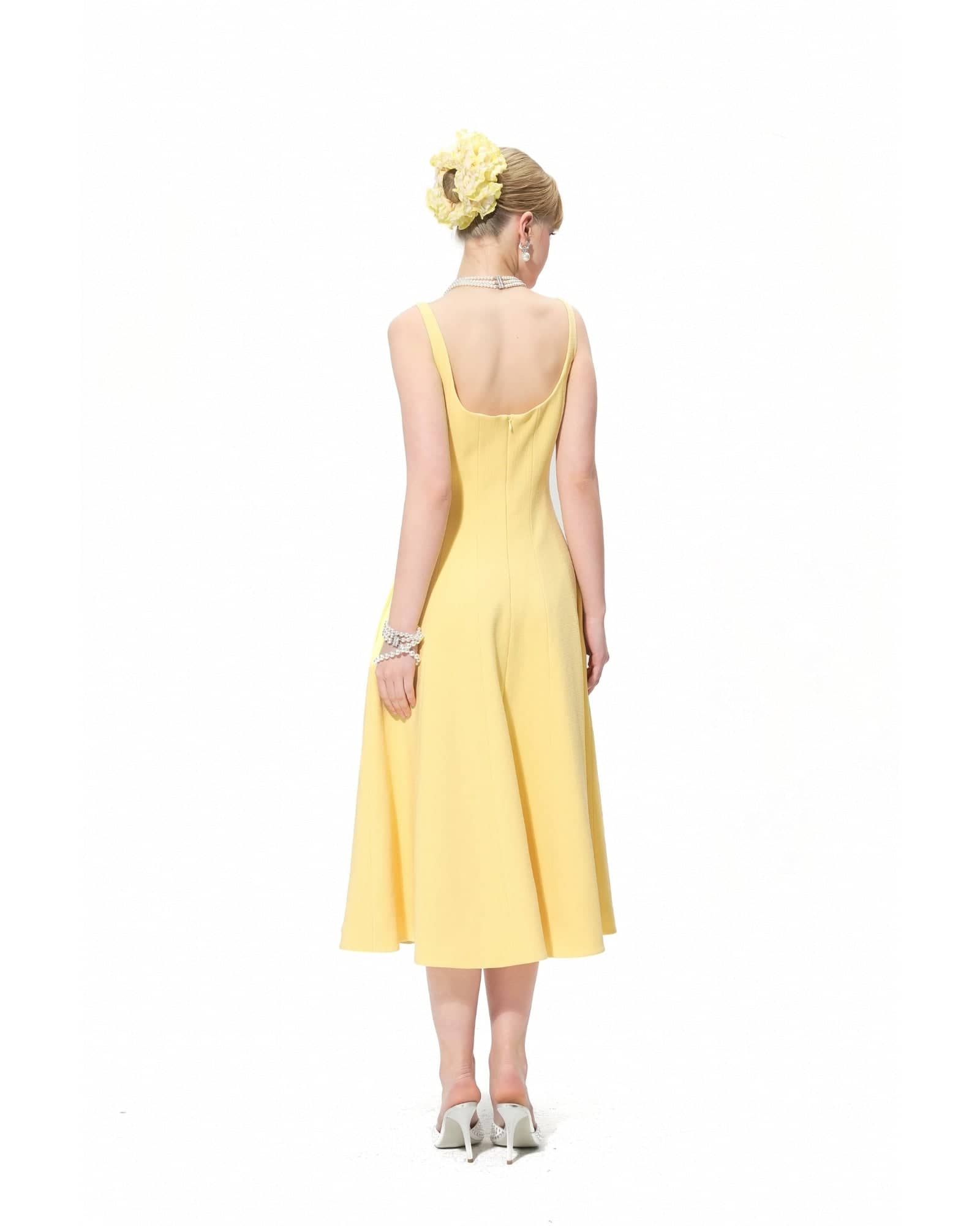 Josephine Dress (Yellow) made by Nana Jacqueline