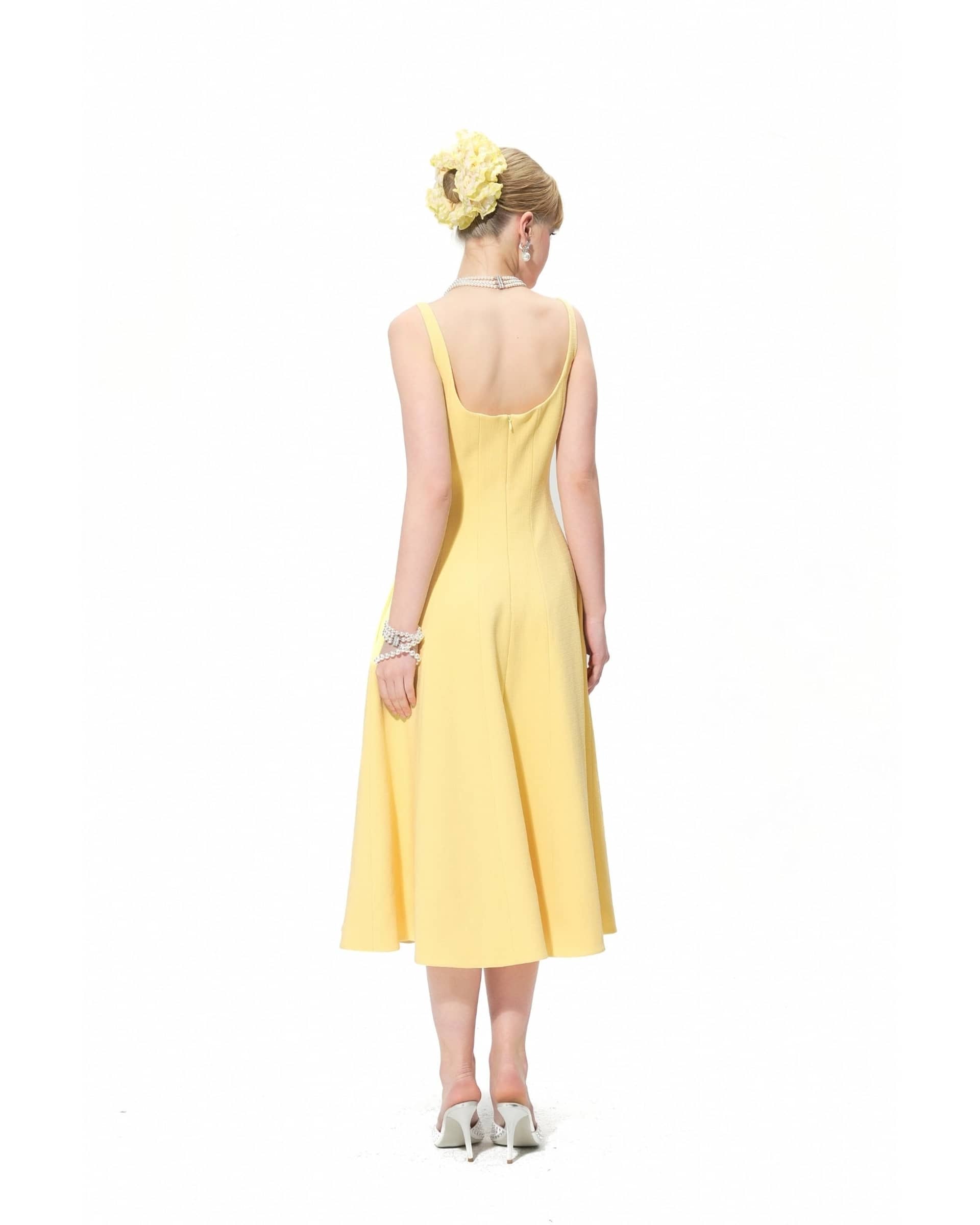 Josephine Dress (Yellow) made by Nana Jacqueline