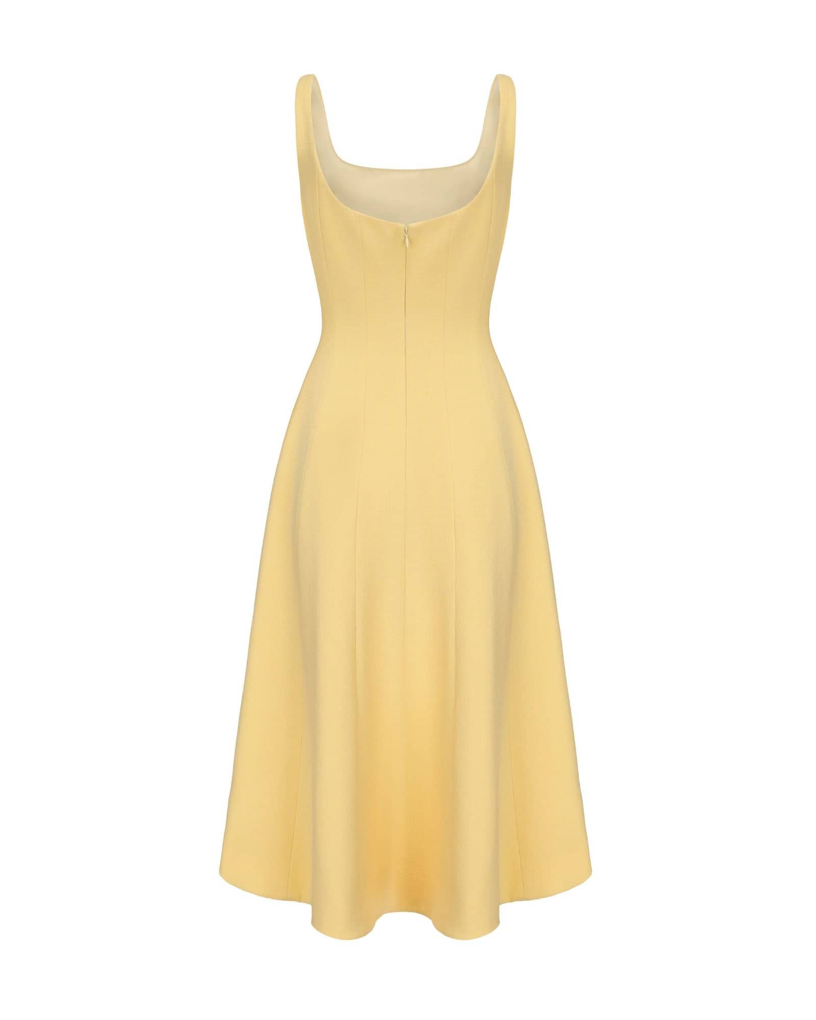 Josephine Dress (Yellow) made by Nana Jacqueline