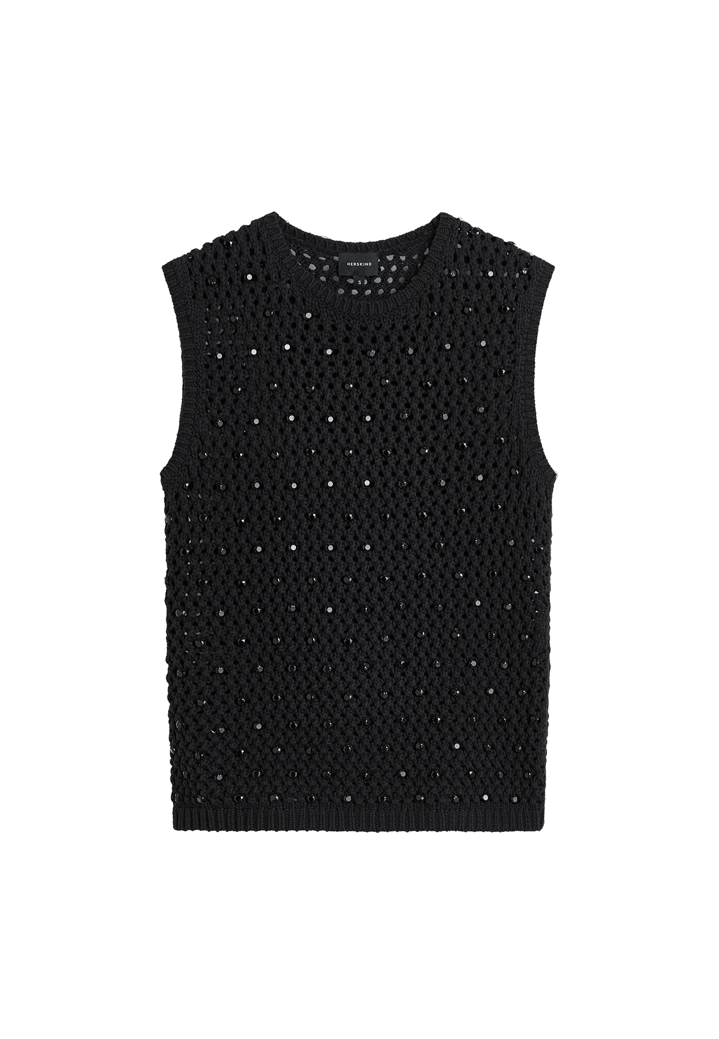 Sonny Knit Top - Black made by HERSKIND
