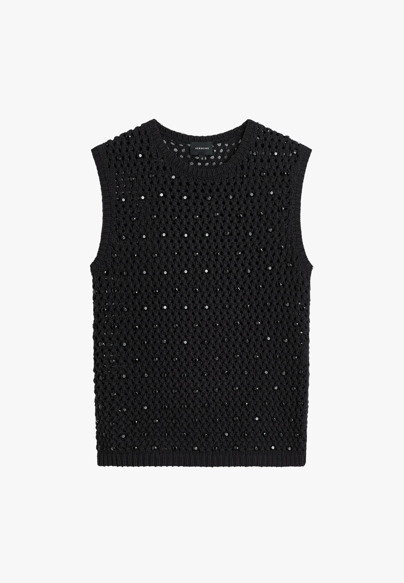Sonny Knit Top - Black made by HERSKIND