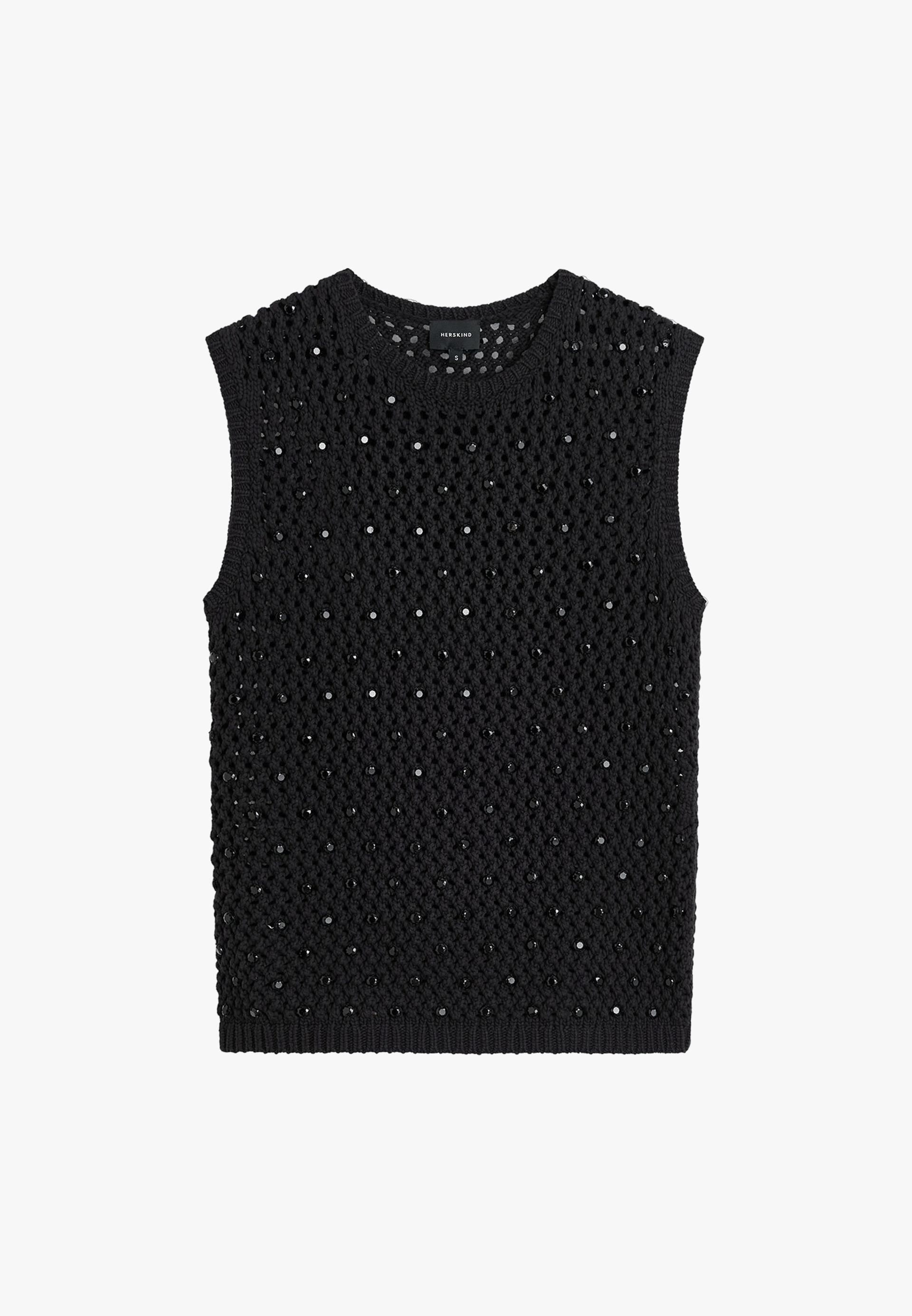 Sonny Knit Top - Black made by HERSKIND