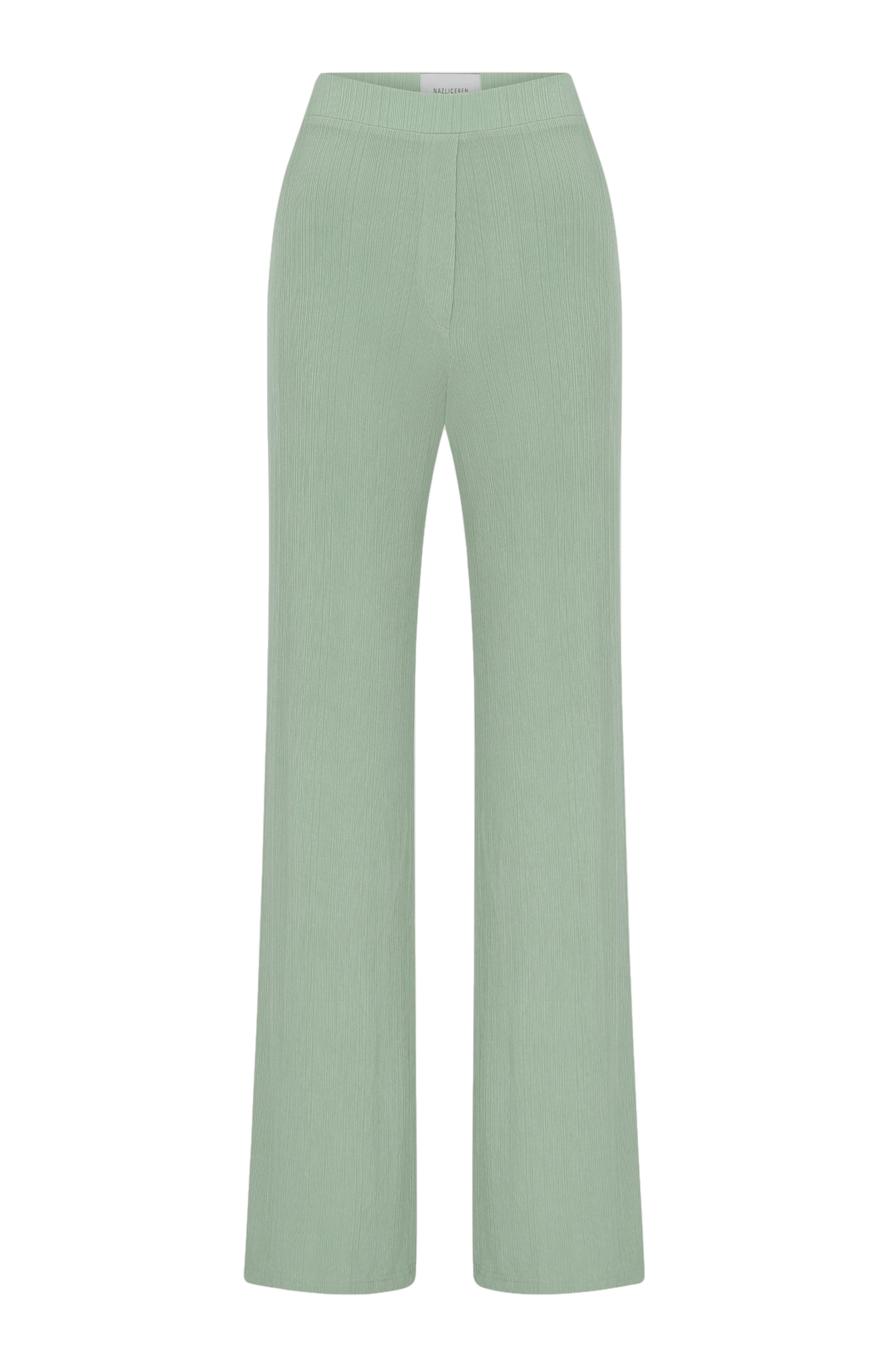Orvell Trousers in Khaki made by Nazli Ceren