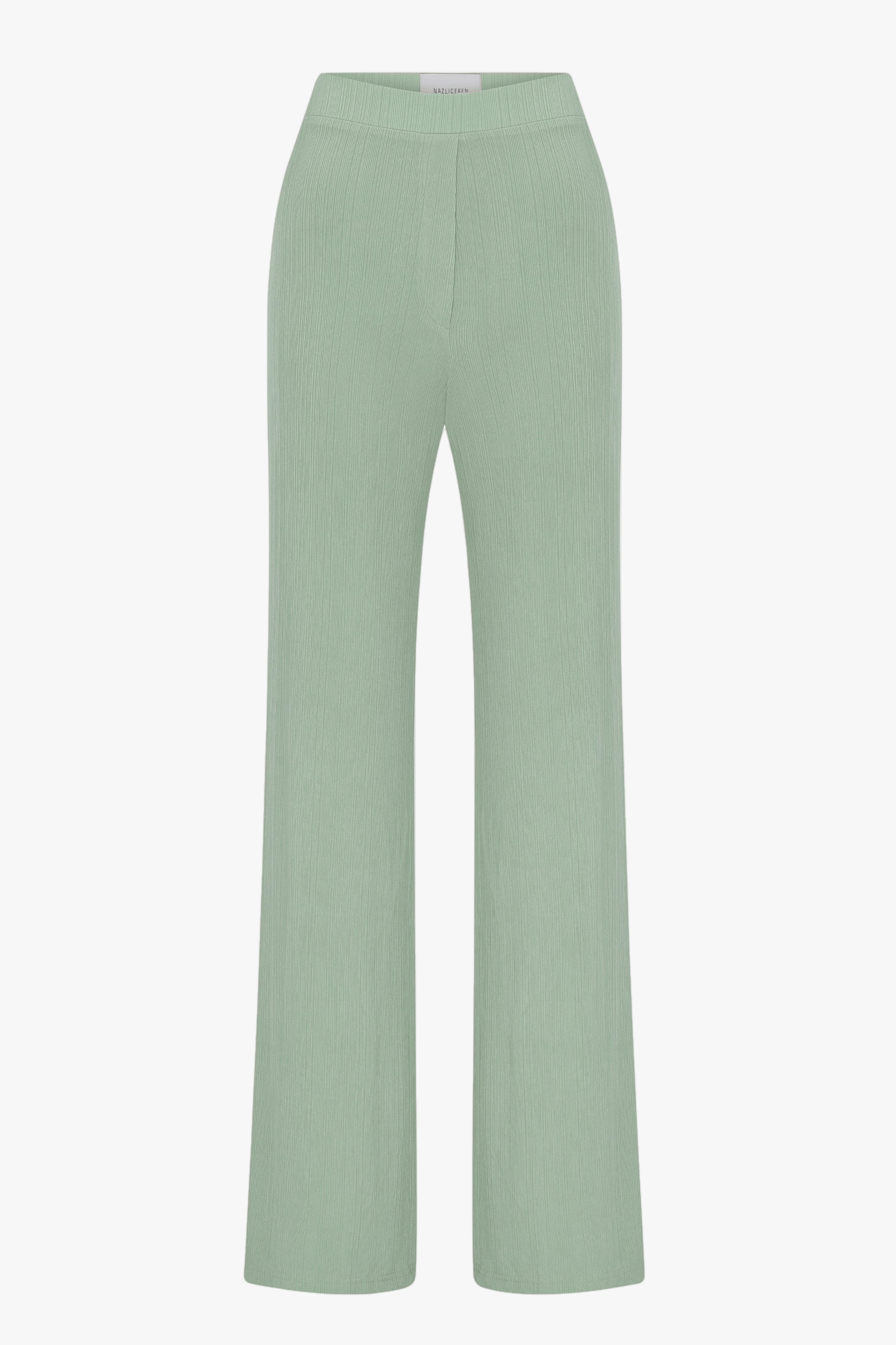 Orvell Trousers in Khaki made by Nazli Ceren