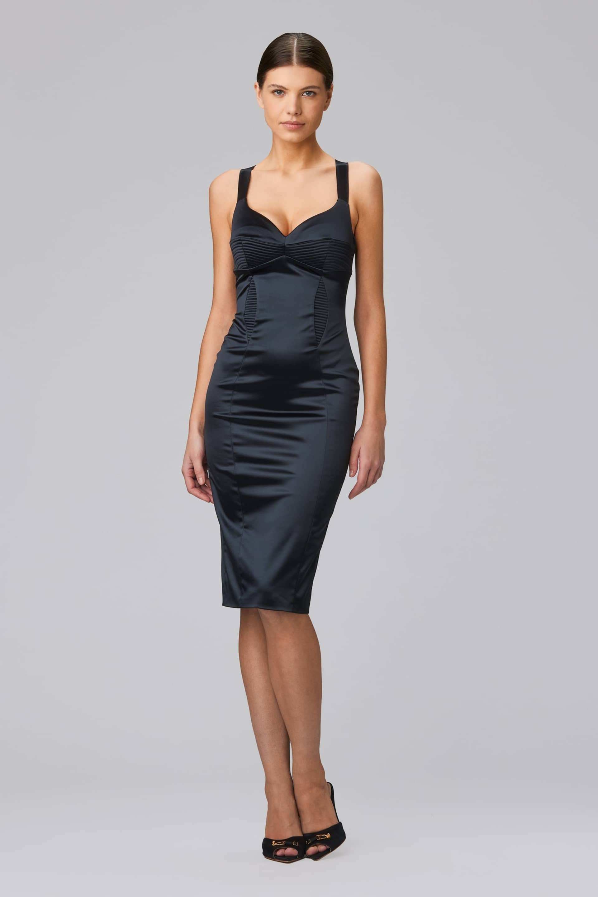 Haze Dress Black made by MURMUR