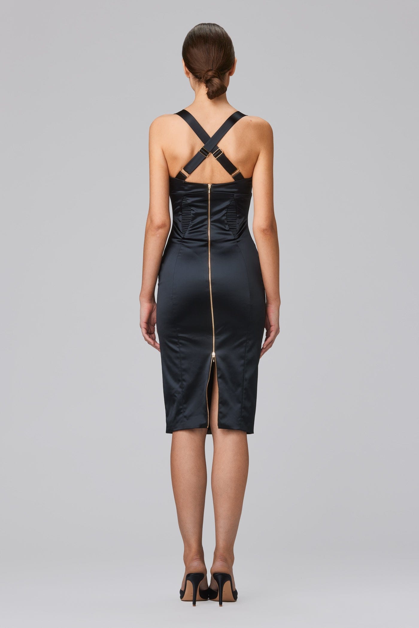 Haze Dress Black made by MURMUR