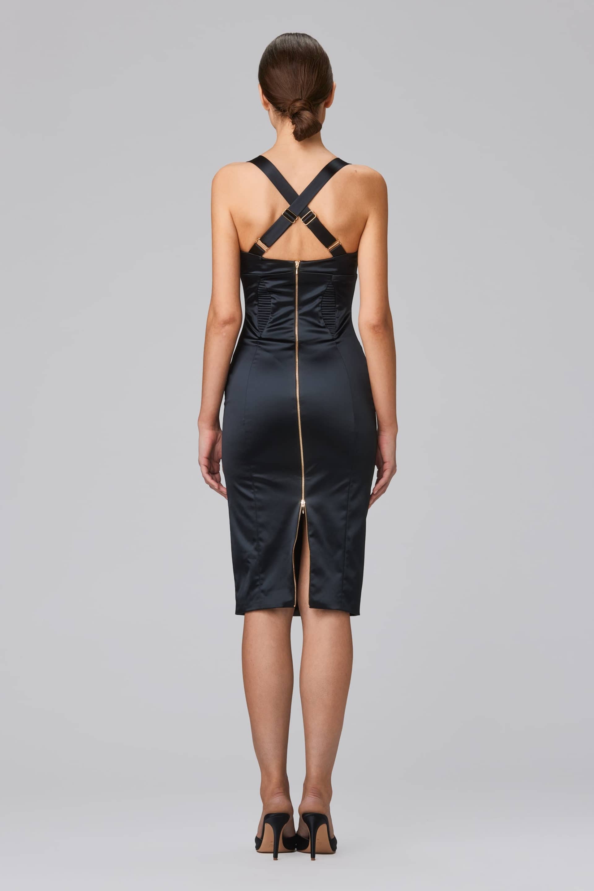 Haze Dress Black made by MURMUR