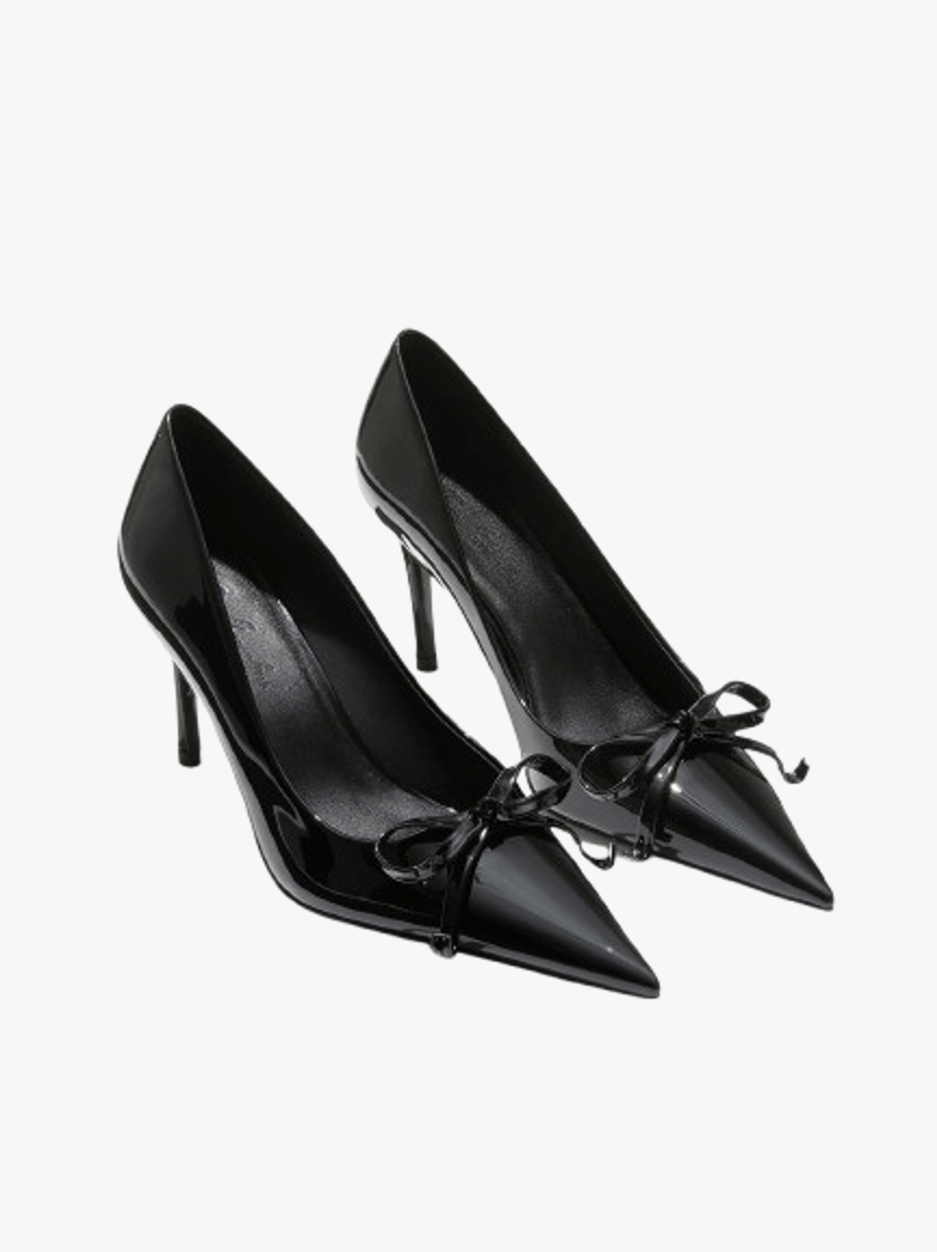Audrina Bow Heels (Black) made by Nana Jacqueline