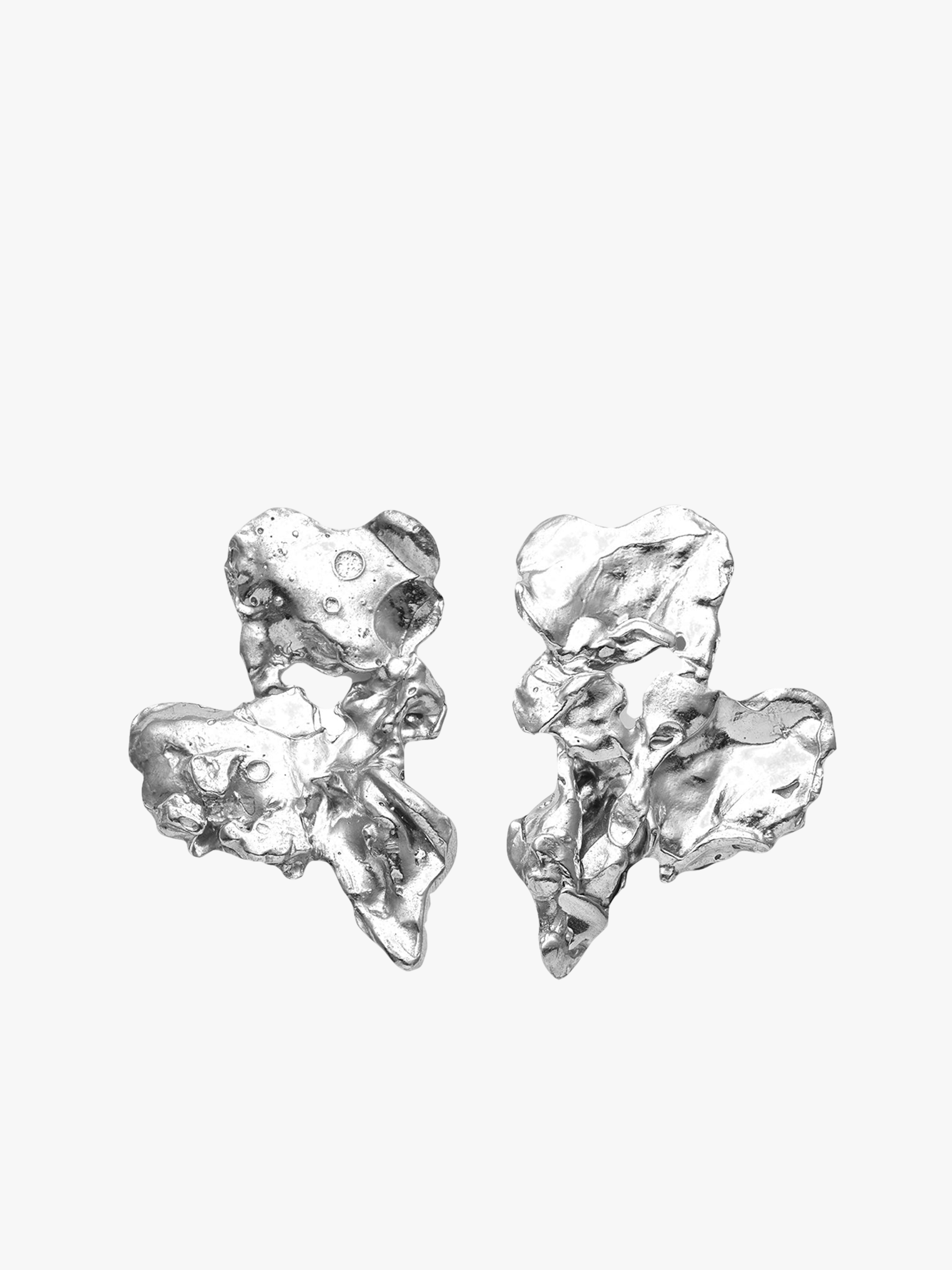 Talisman Mystery Earrings Silver made by Eva Remenyi