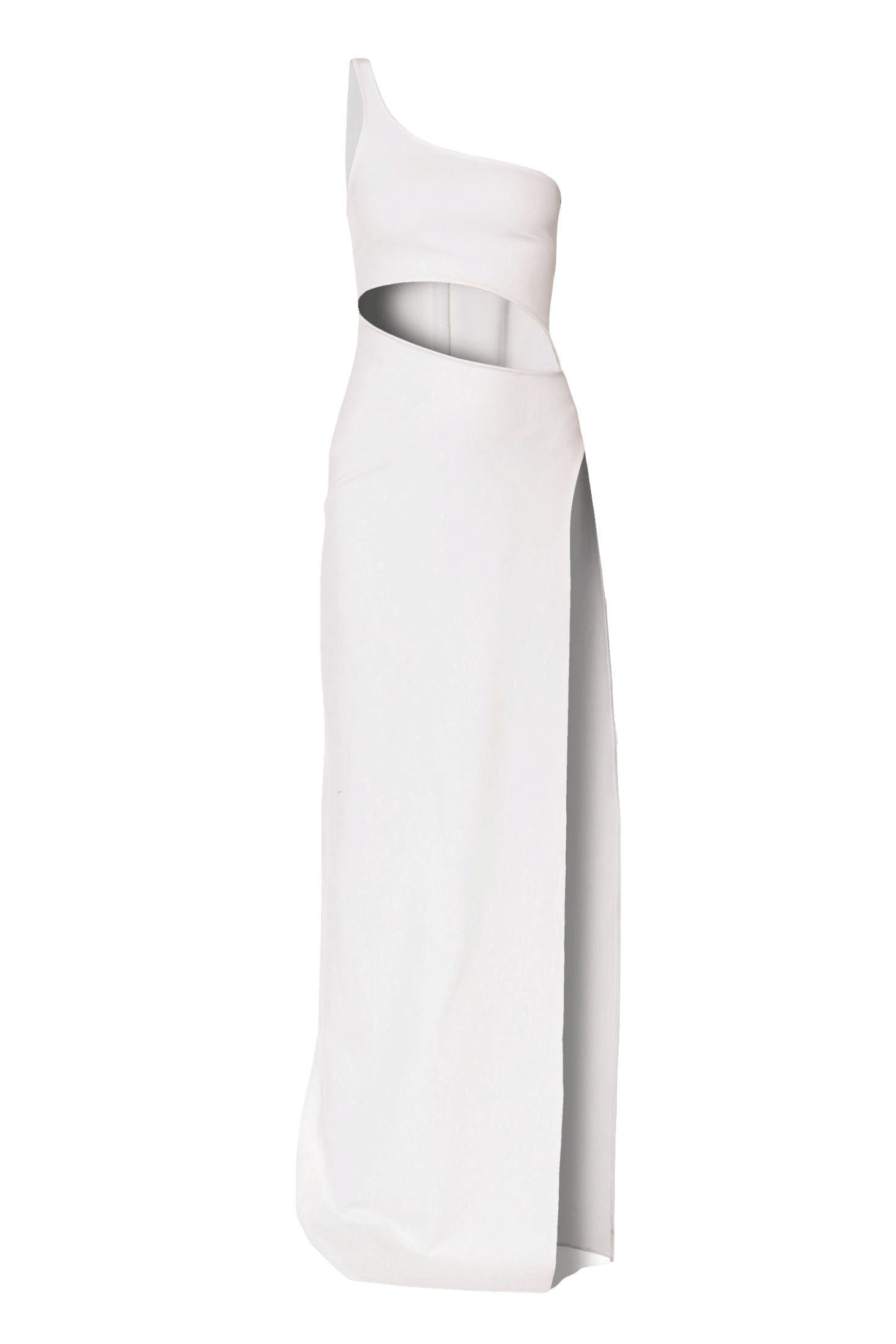 Dress Gina All White in White made by HALEWSKI