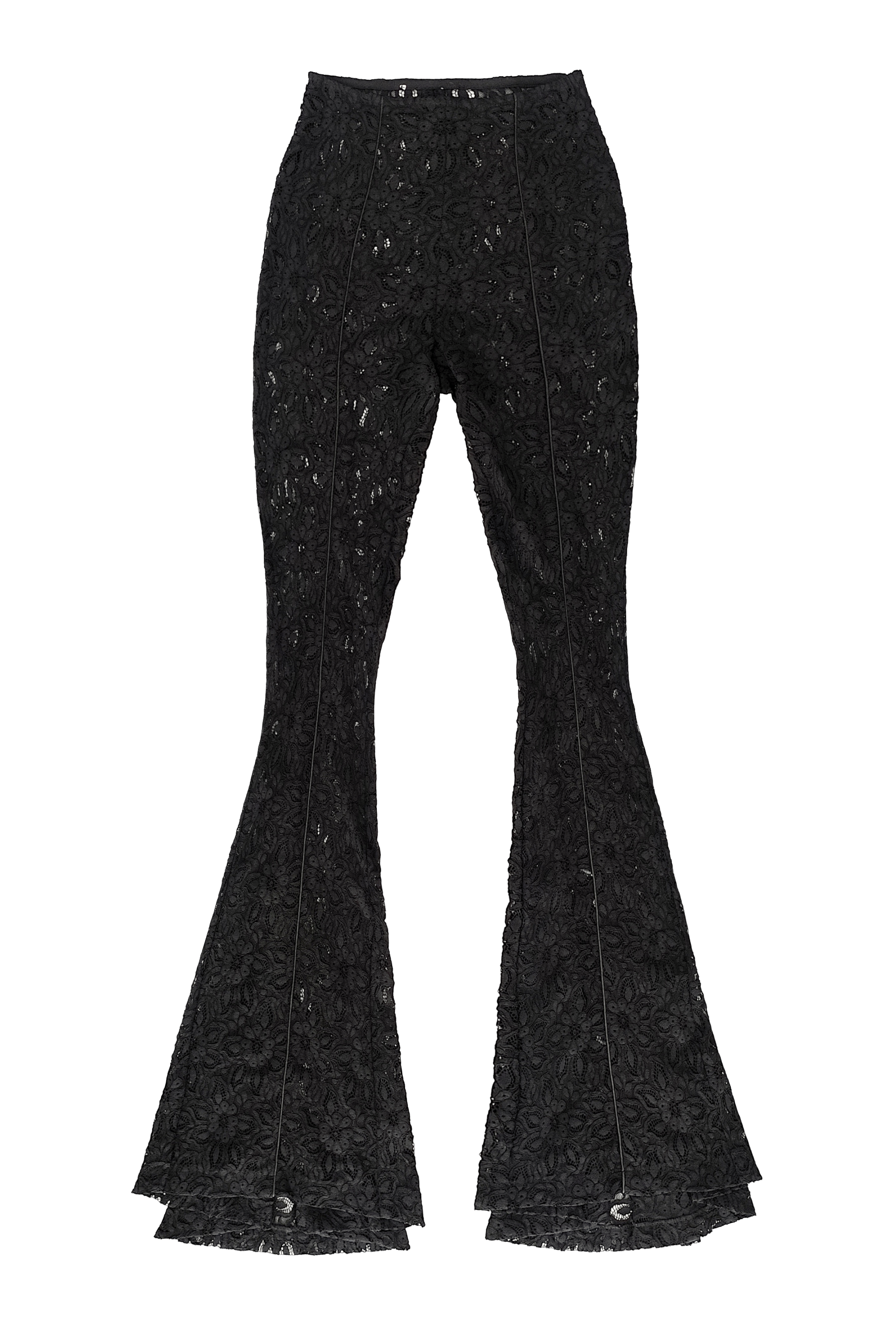 Lace Pants Adley Black made by HALEWSKI