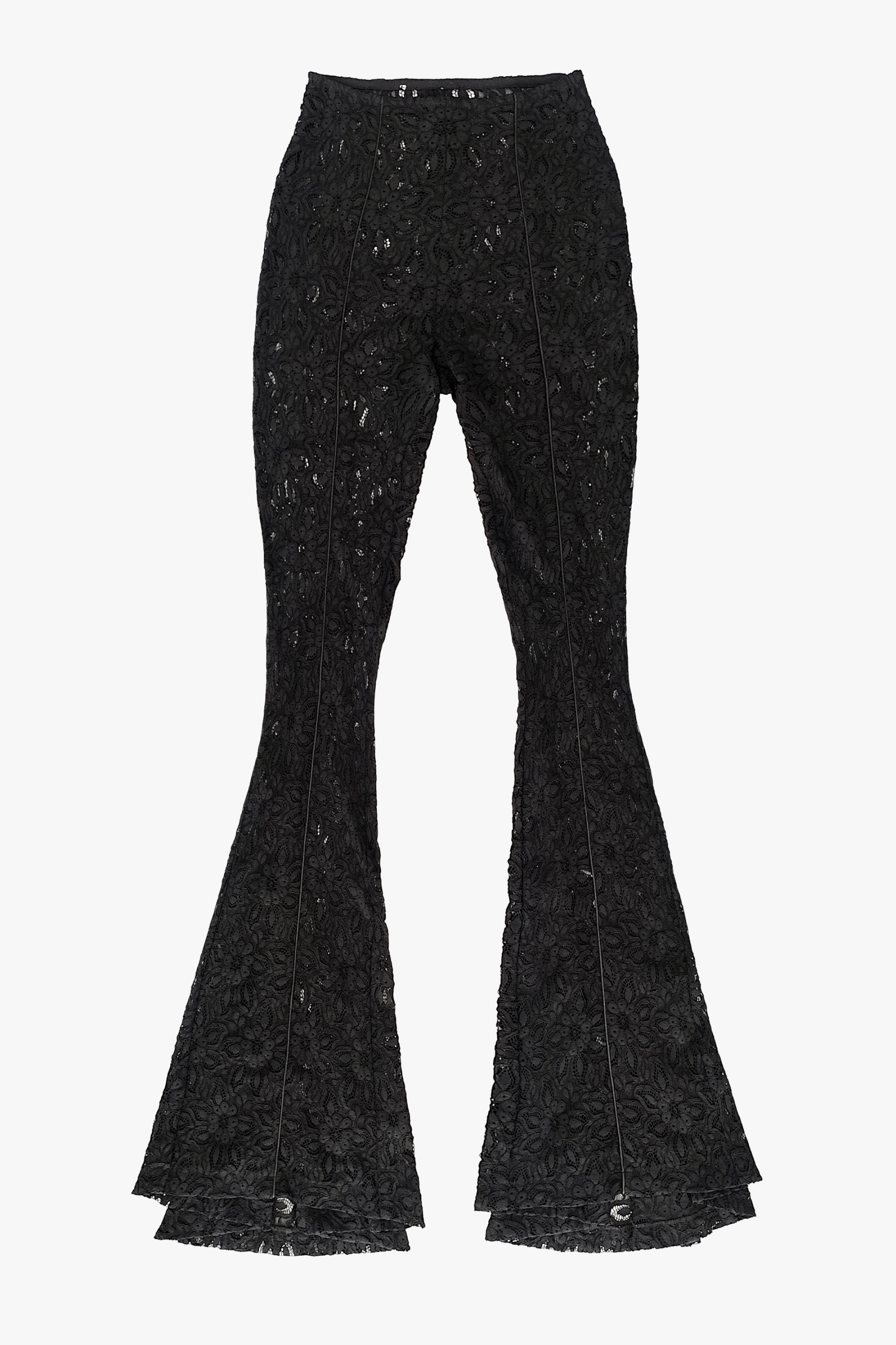 Lace Pants Adley Black made by HALEWSKI