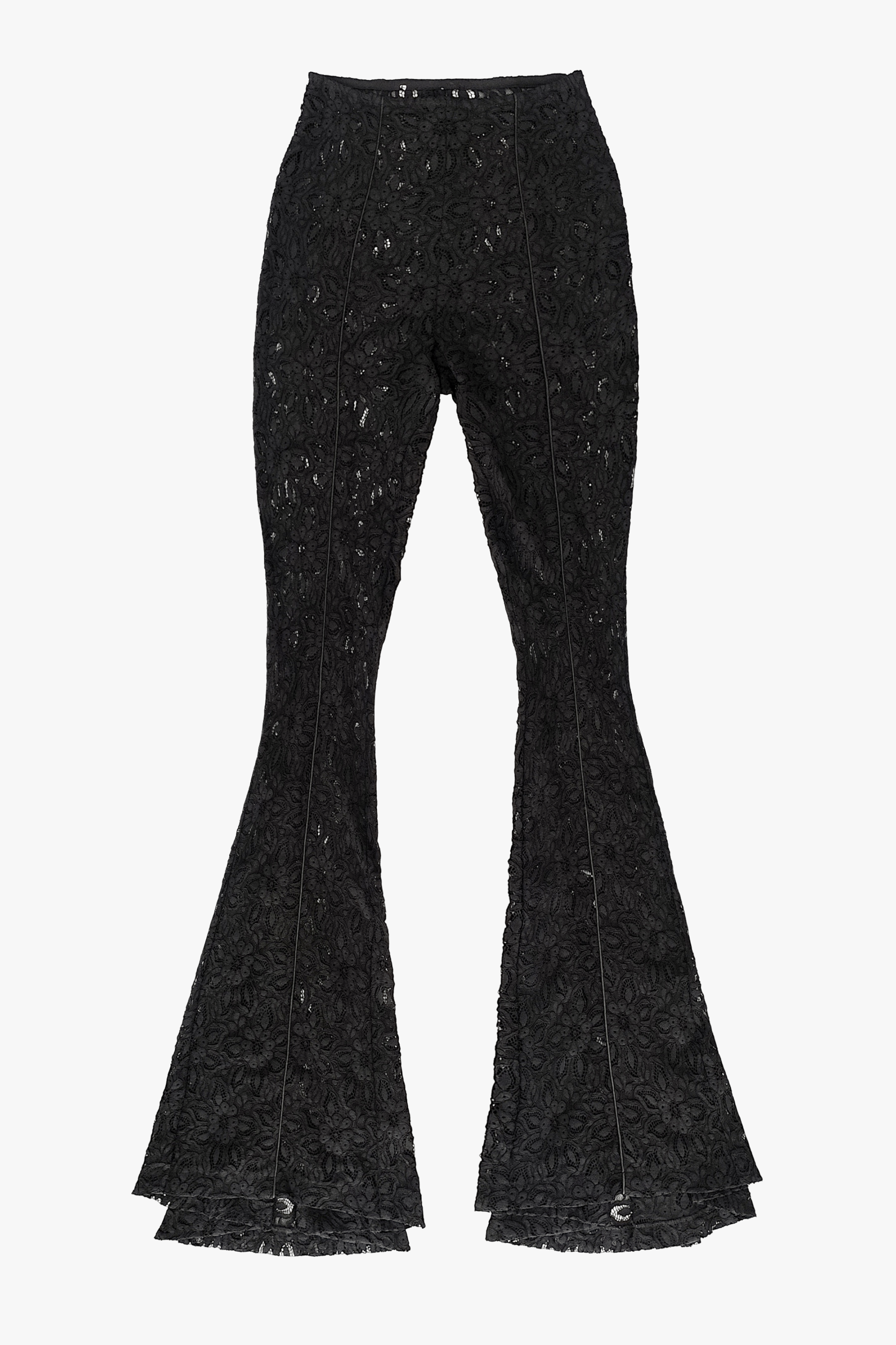 Lace Pants Adley Black made by HALEWSKI