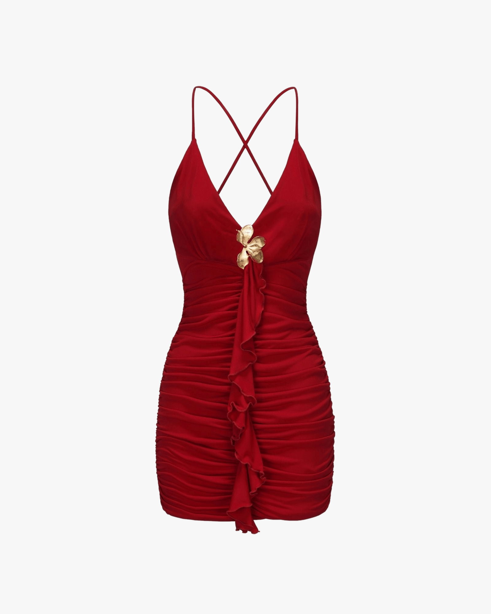 Violet Dress (Red) made by Nana Jacqueline