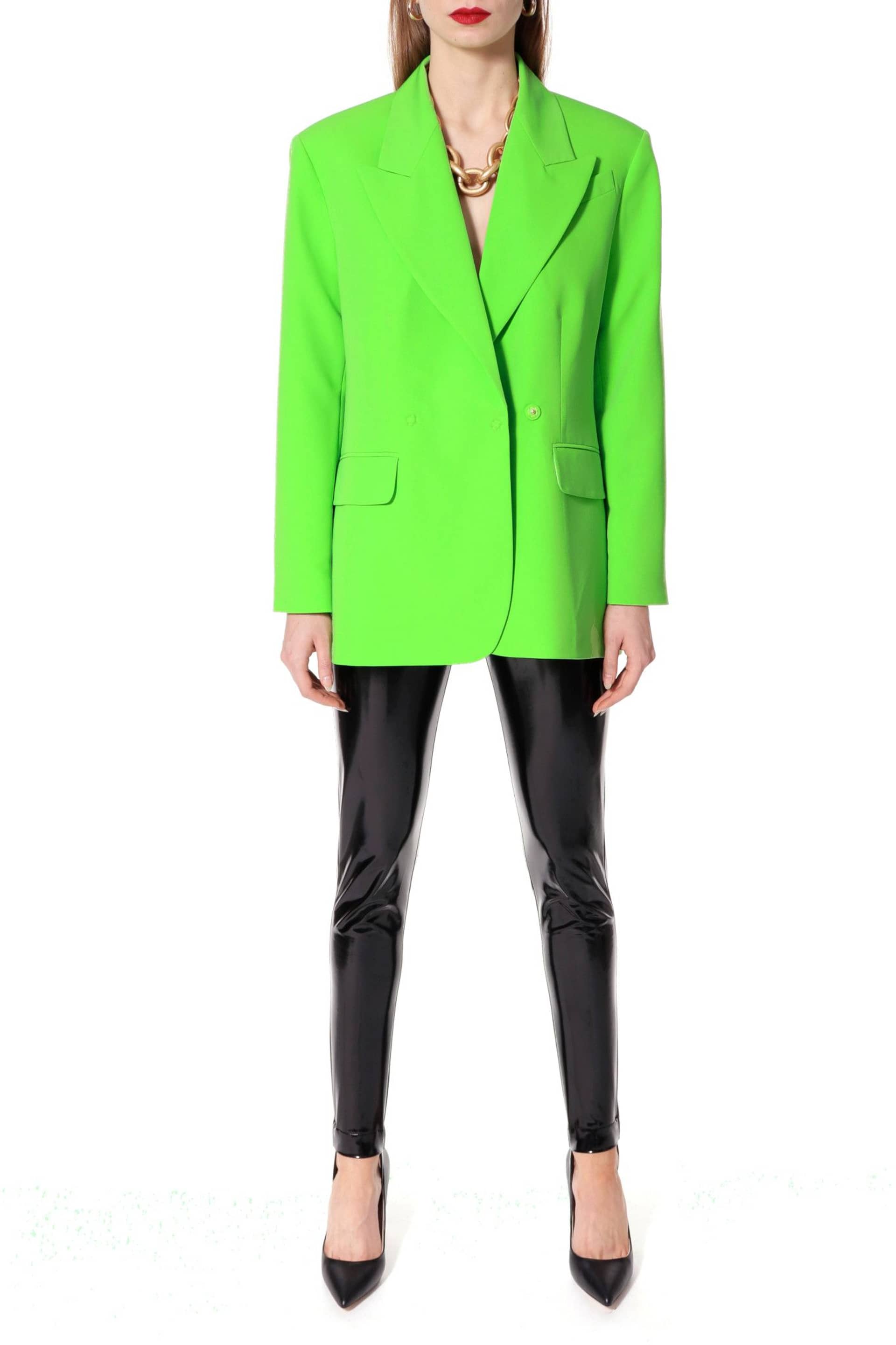 Blazer Ramona Green Flash in Green made by HALEWSKI