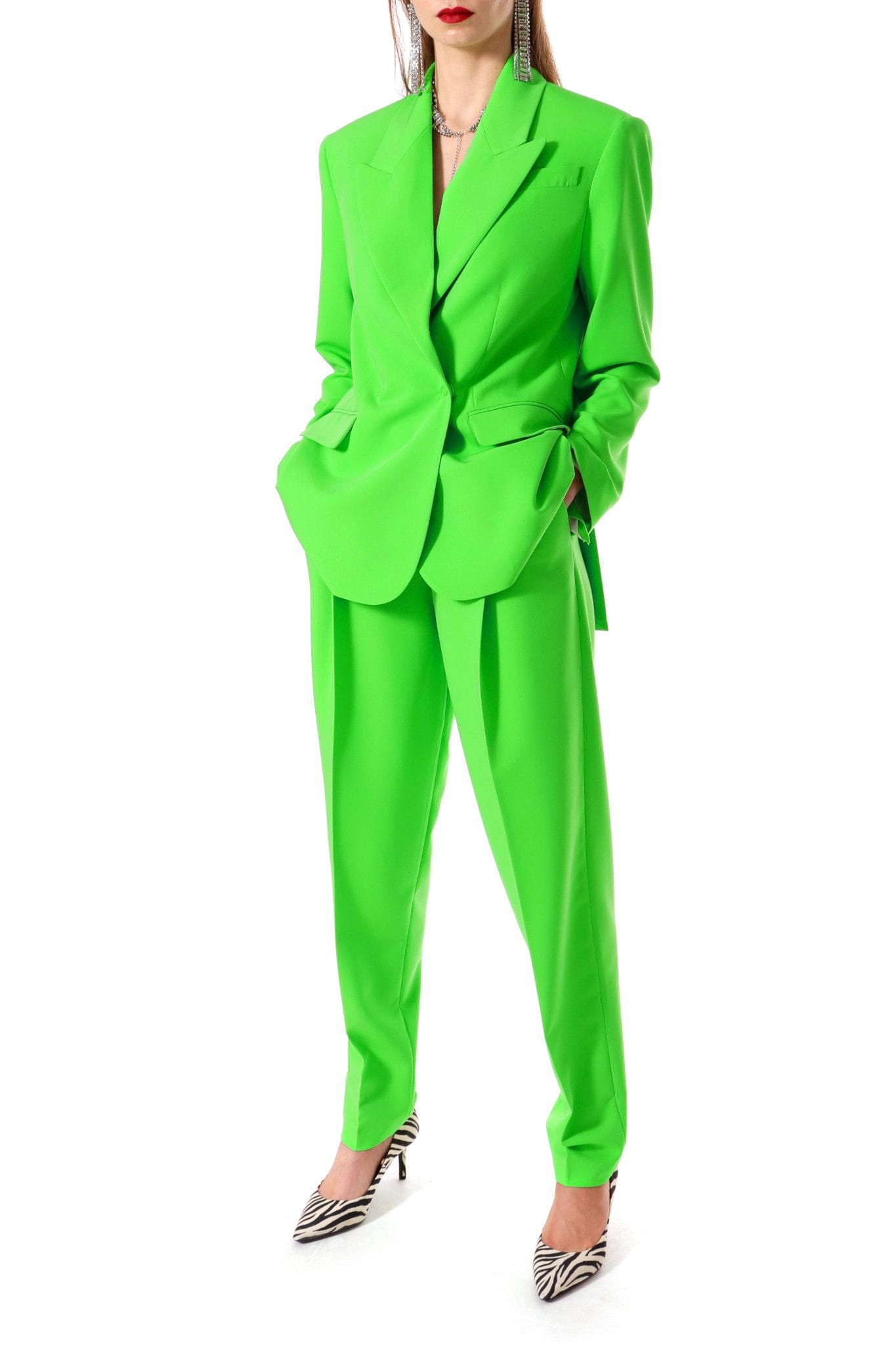 Blazer Ramona Green Flash in Green made by HALEWSKI