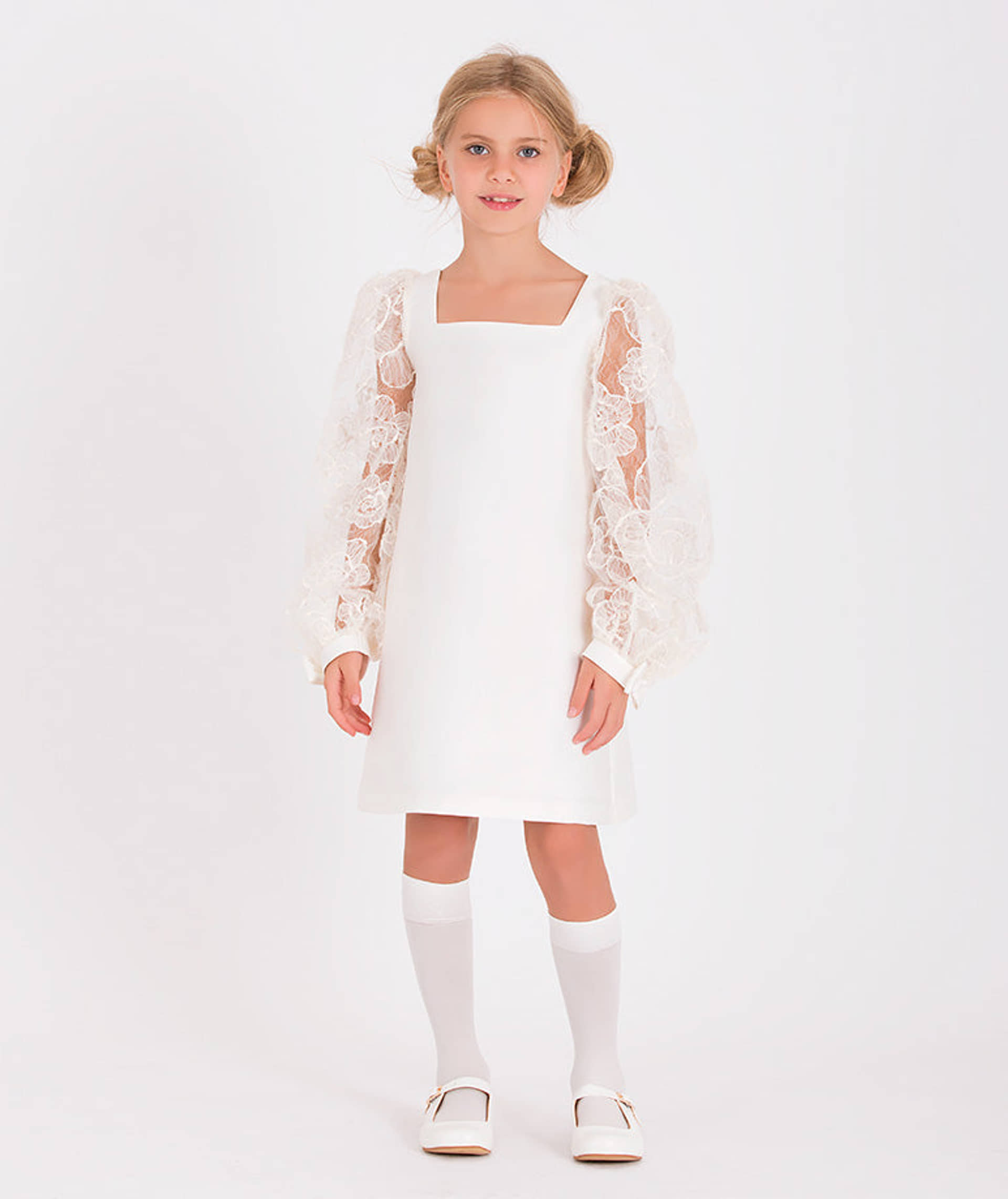 Lace Sleeve Dress made by Mama Luma