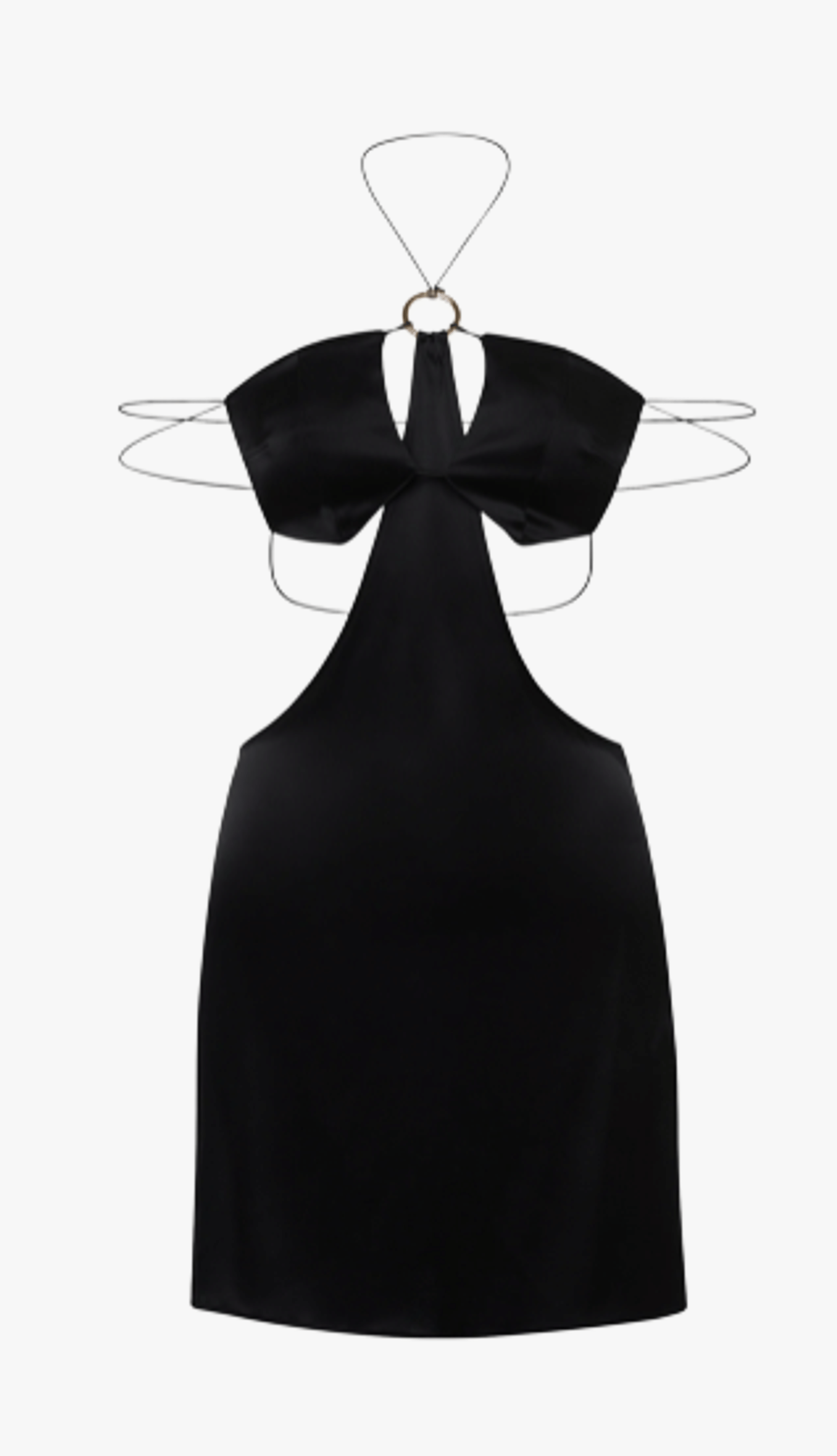 Emma mini dress in Black made by DIVALO